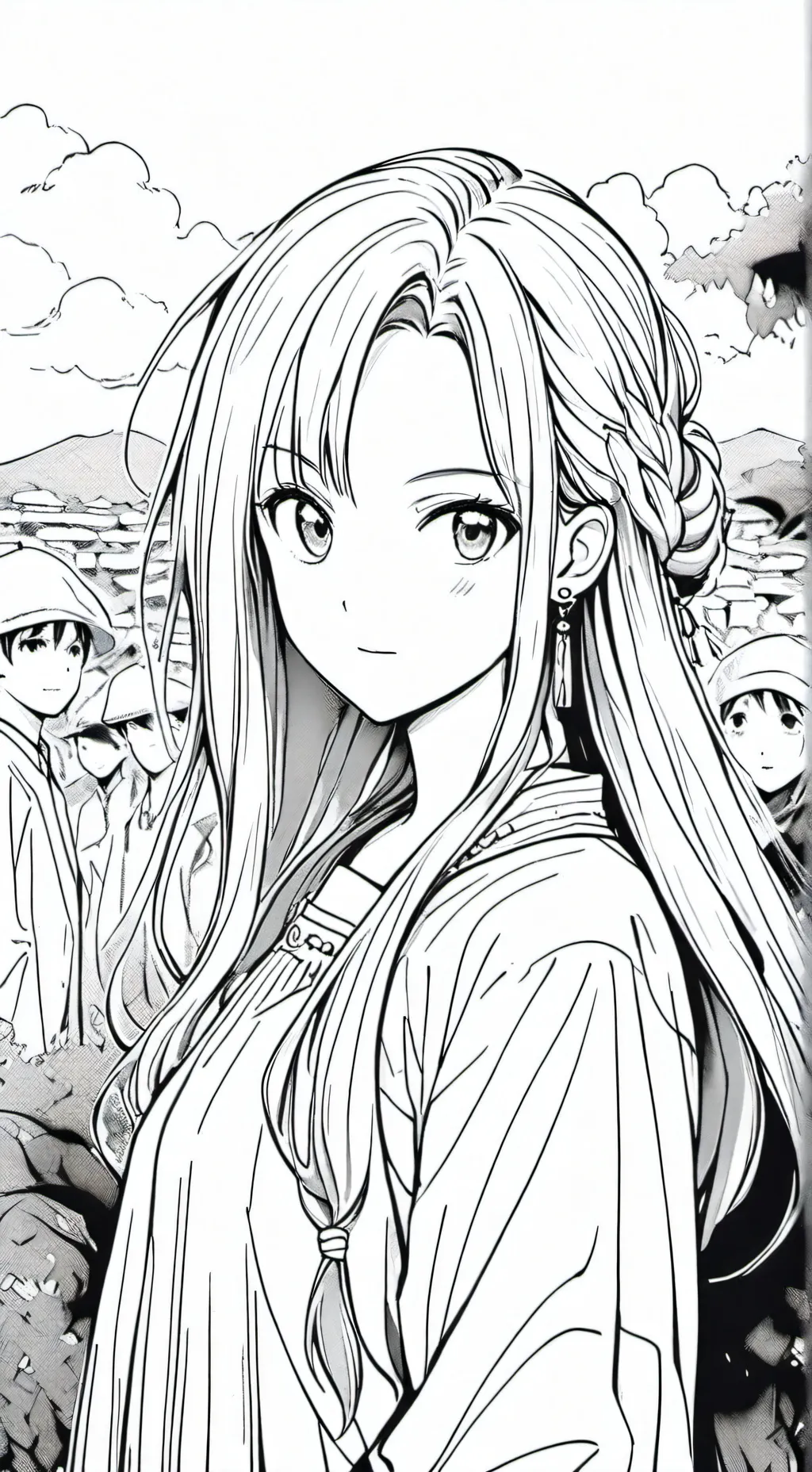 ai character: velvet background