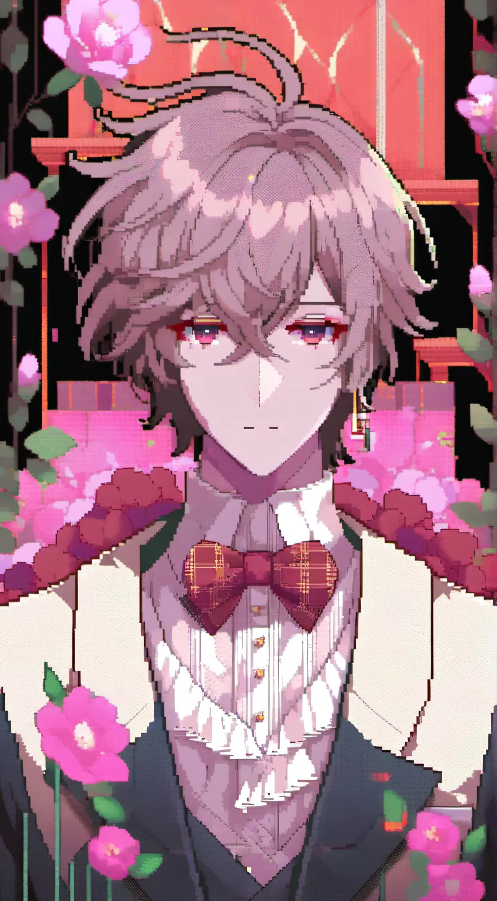 ai character: Sky  background