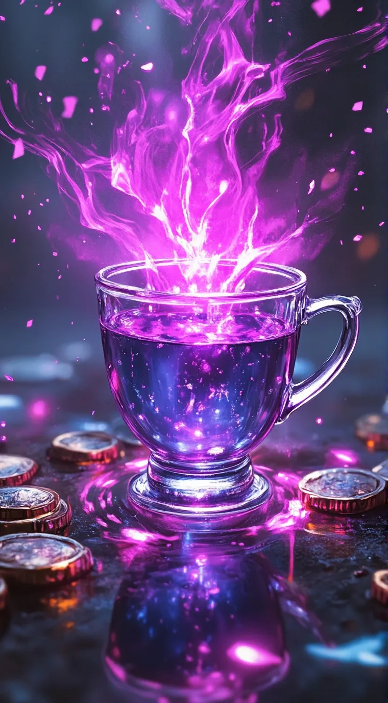 ai character: Cup of Water background