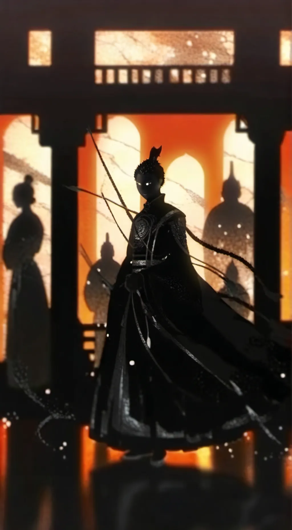 ai character: Тень background