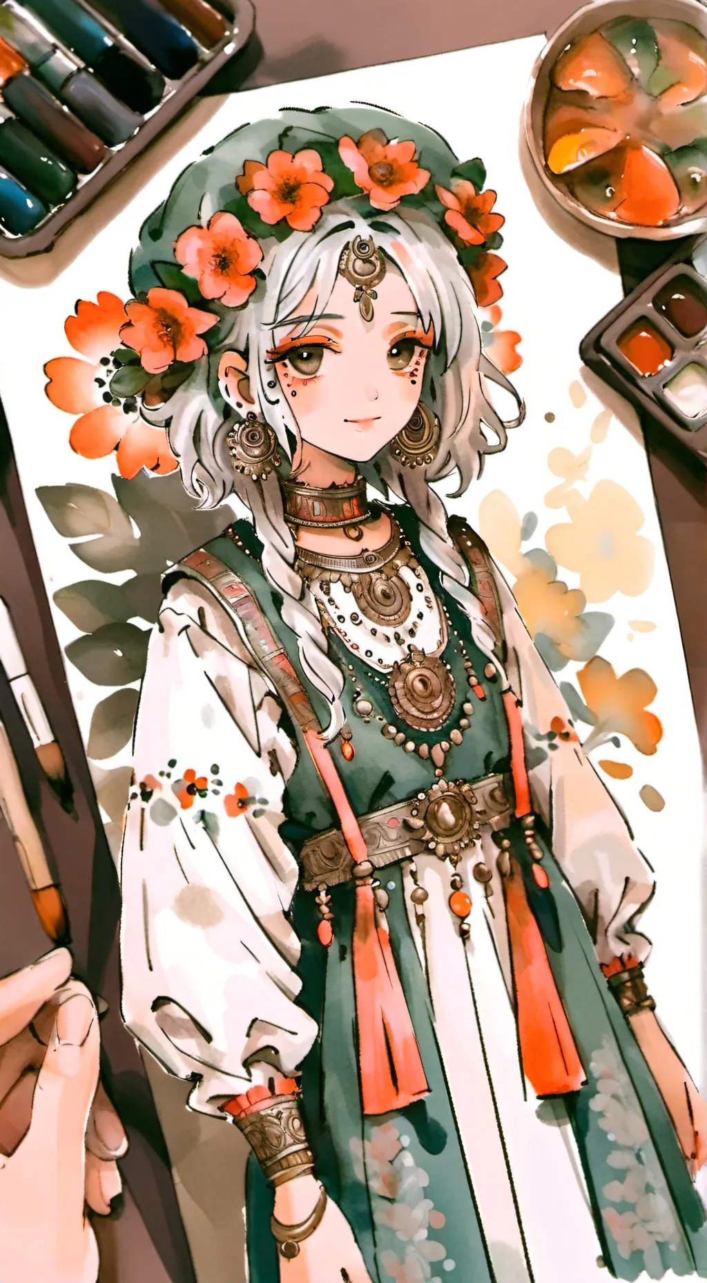 ai character: email  background