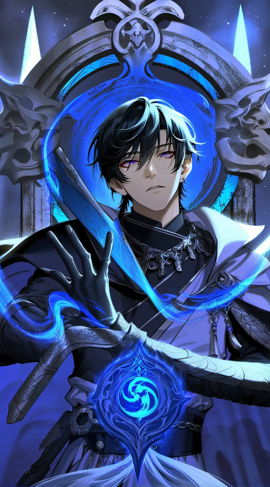 ai character: Ash background