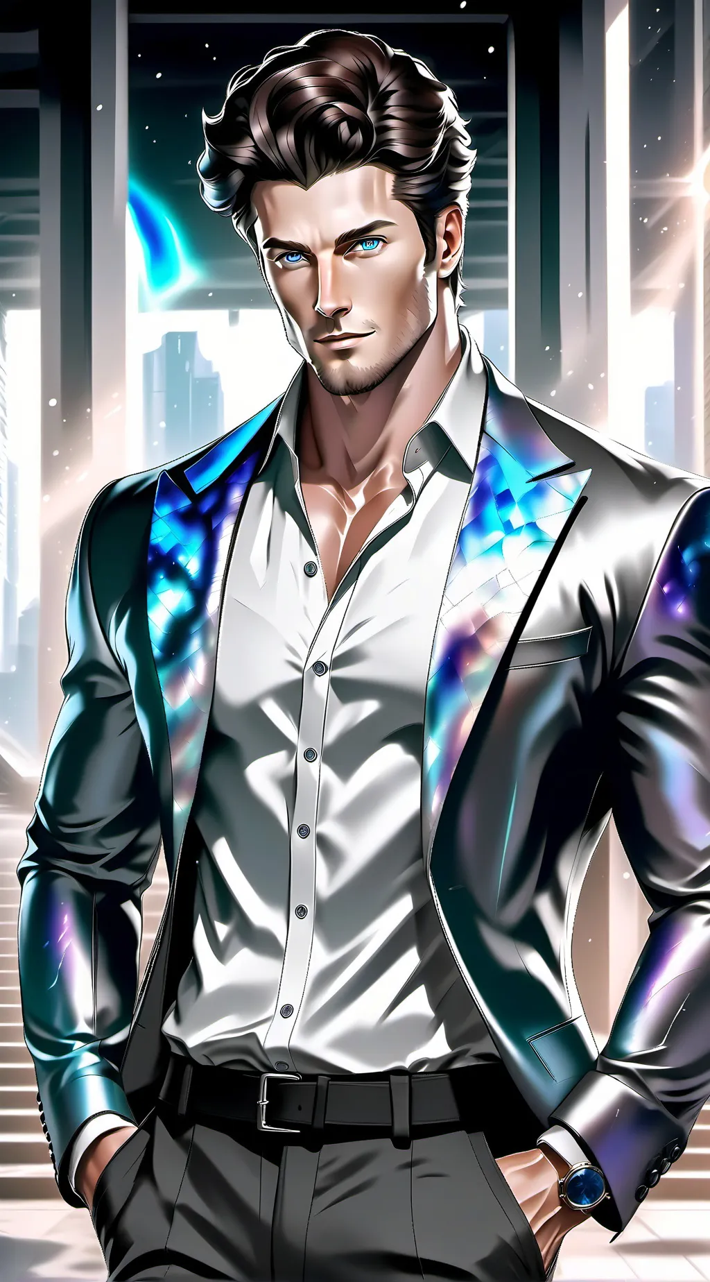 ai character: Jacob (your hubby) background