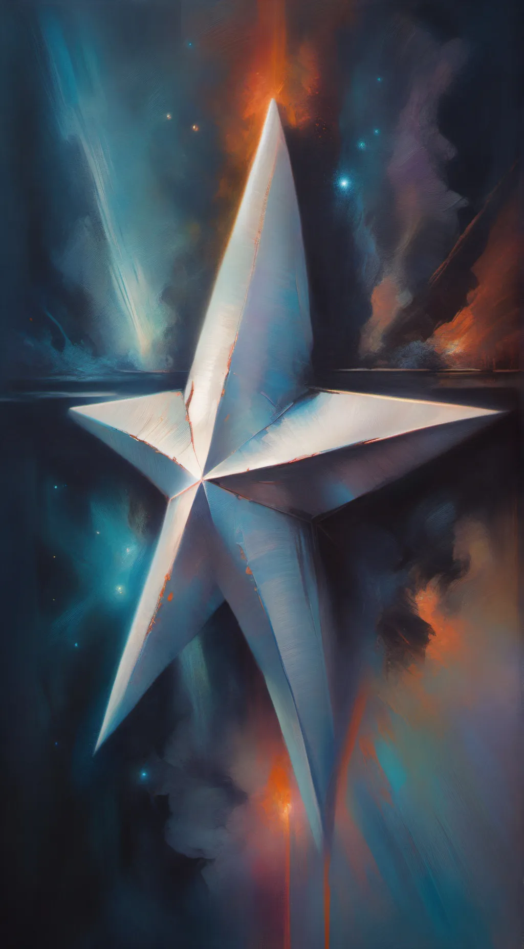 ai character: The void star background