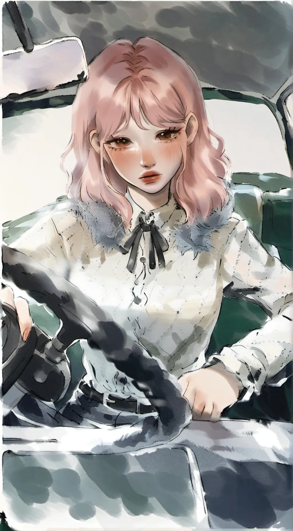 ai character: Pee girly background