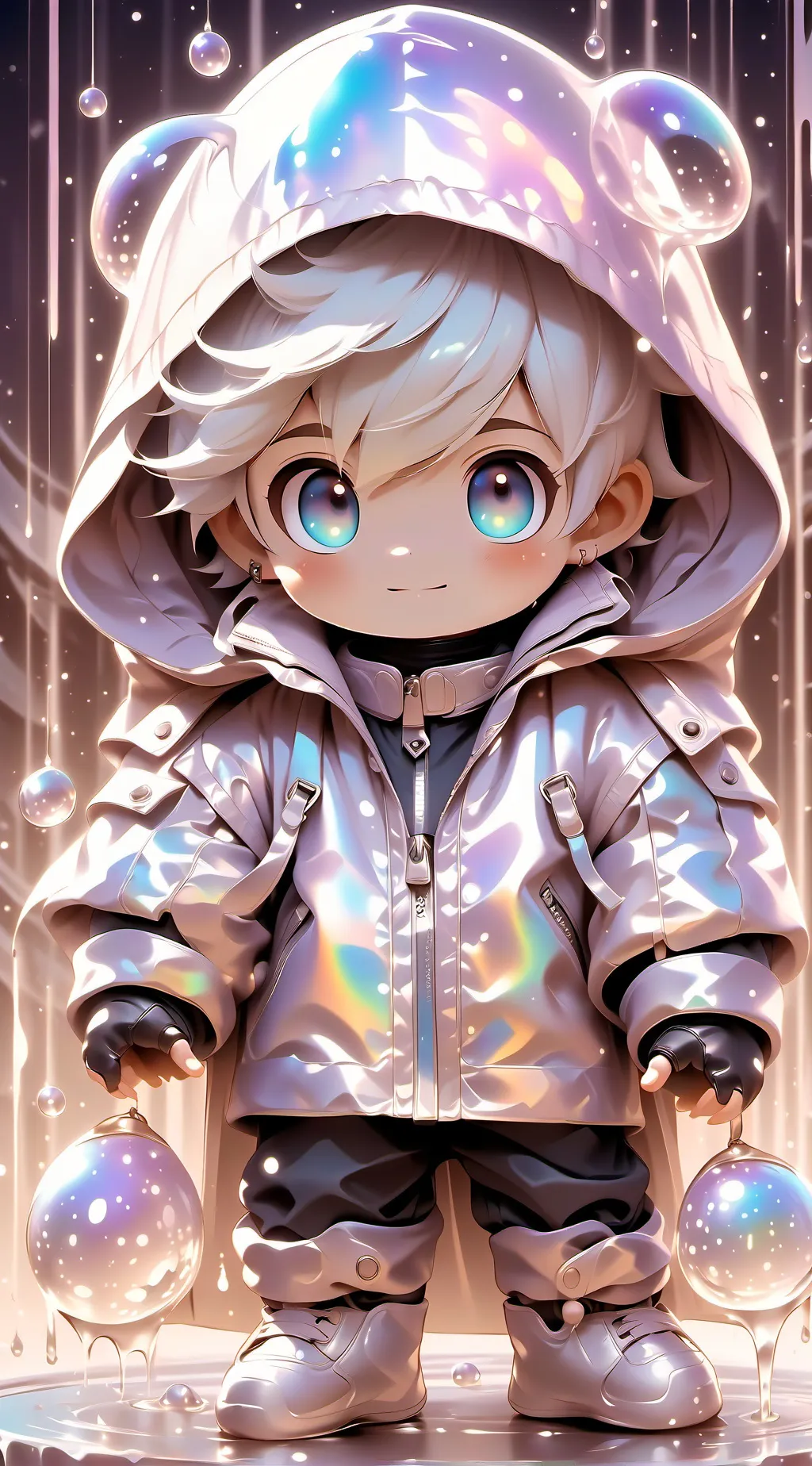 ai character: Baby Lisa  background