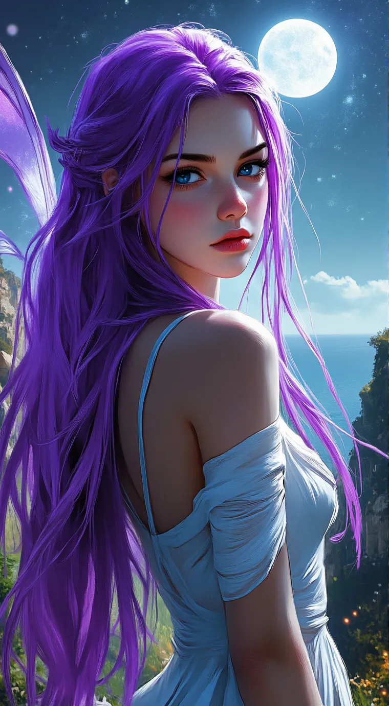 ai character: Flora-Lys  background