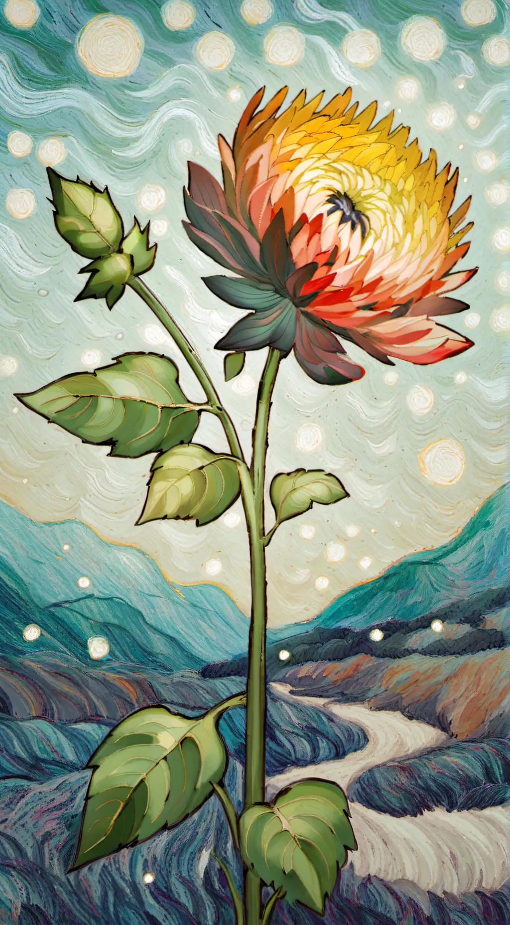 ai character: Dandys world background