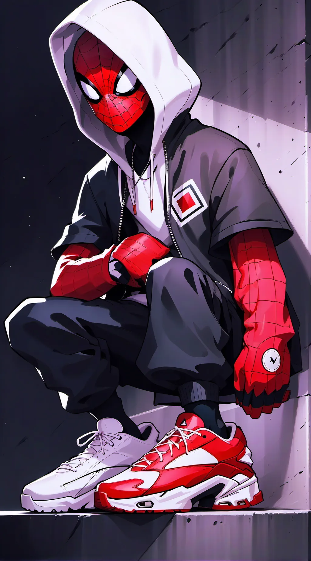 ai character: обувь background