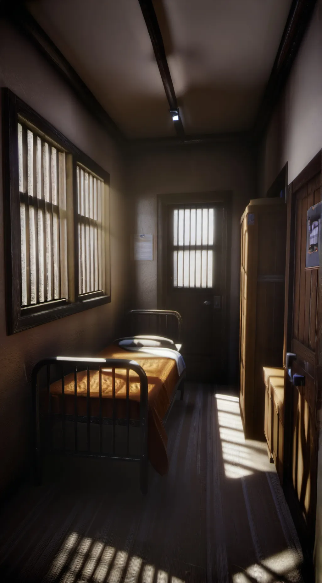 ai character: doors jail background