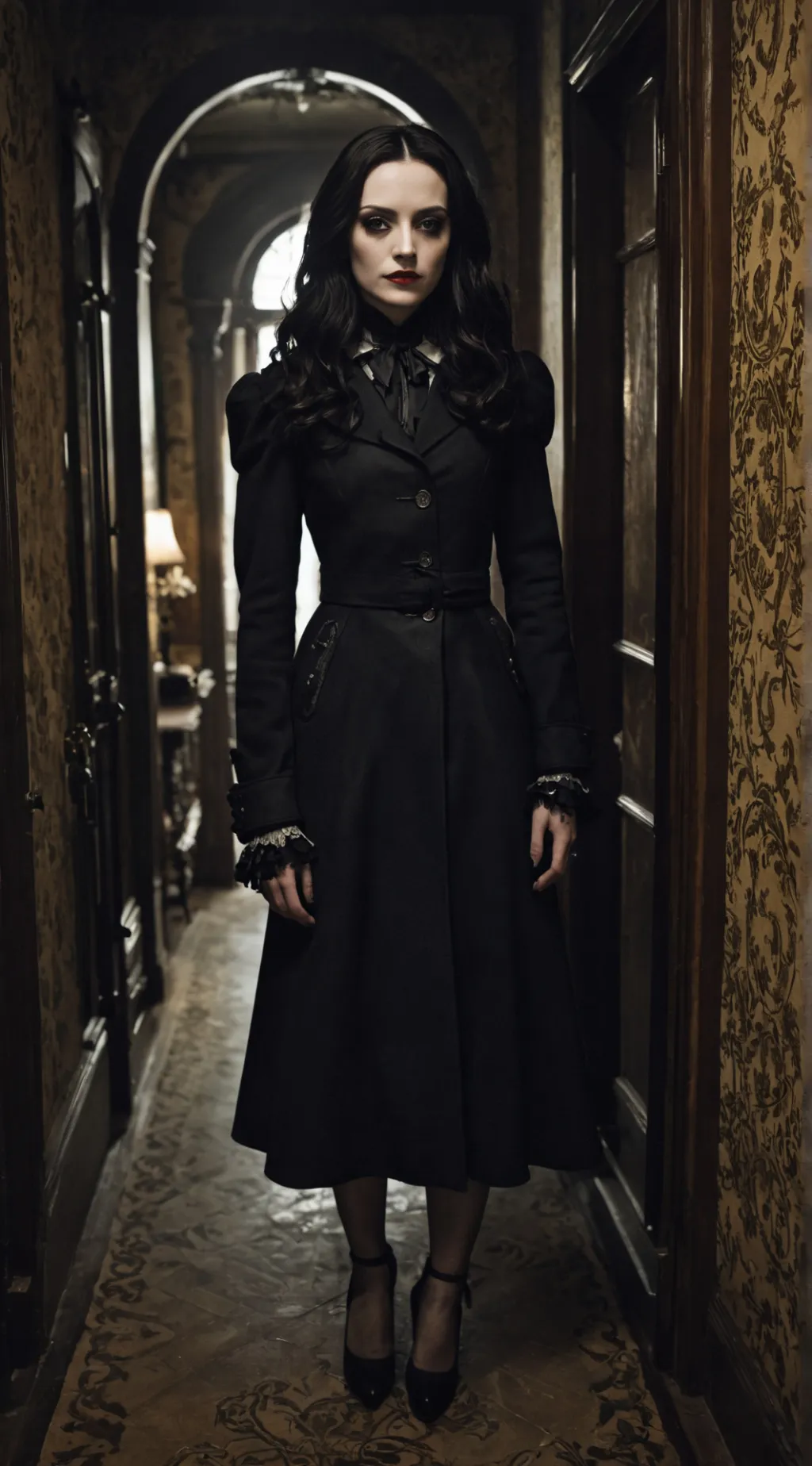 ai character: Venerday Addams background