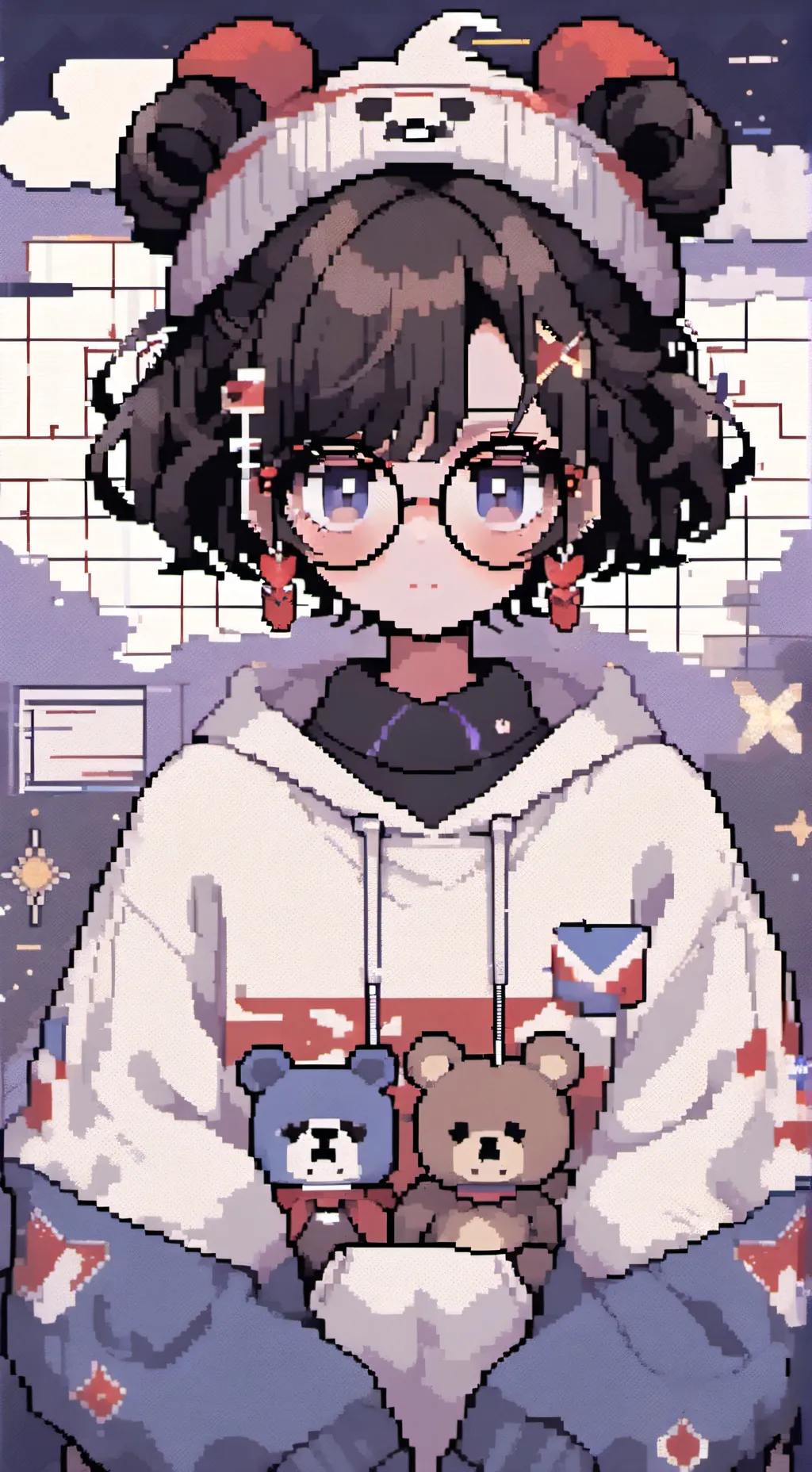 ai character: Random school background