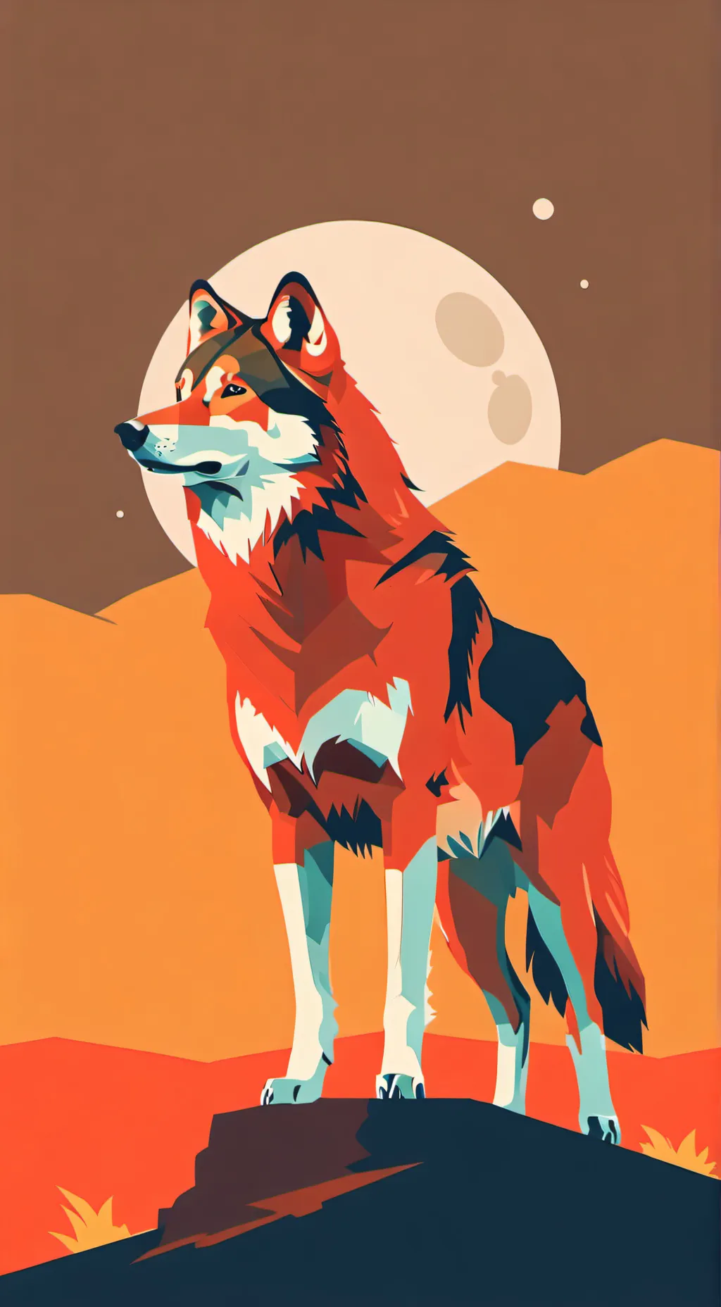 ai character: tú lobo  background