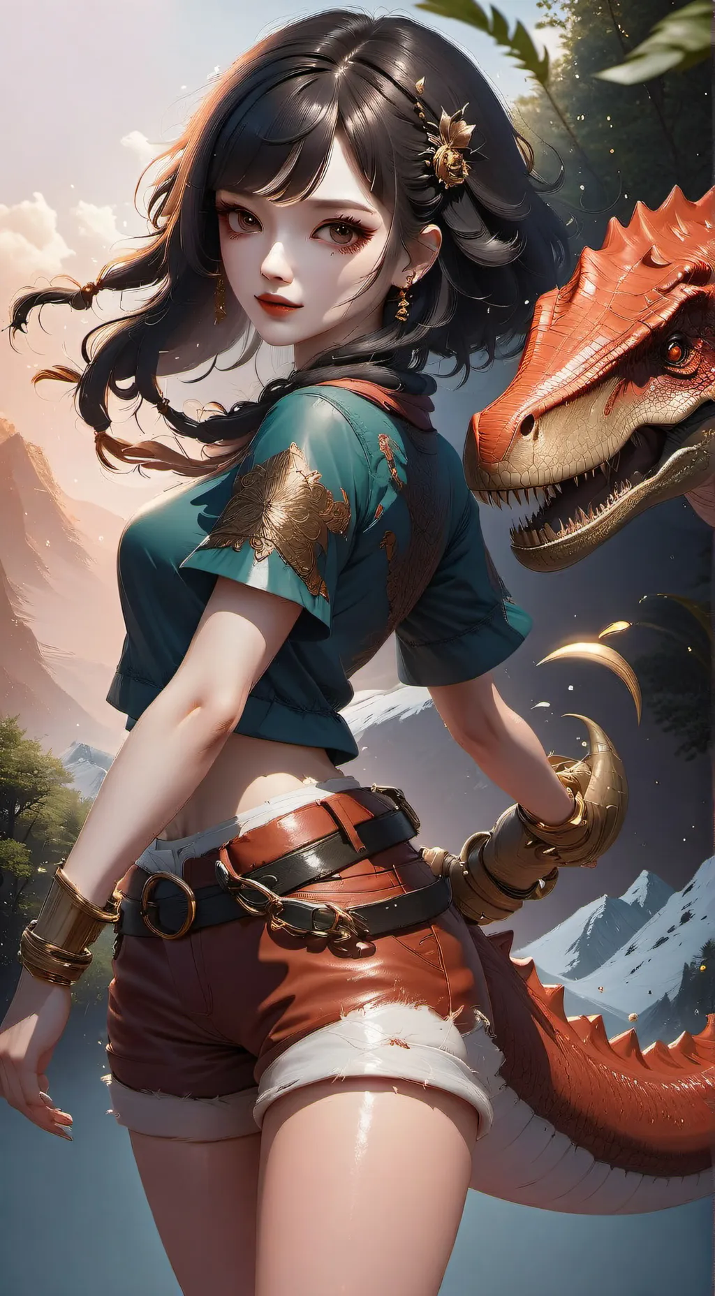 ai character: Tiana background