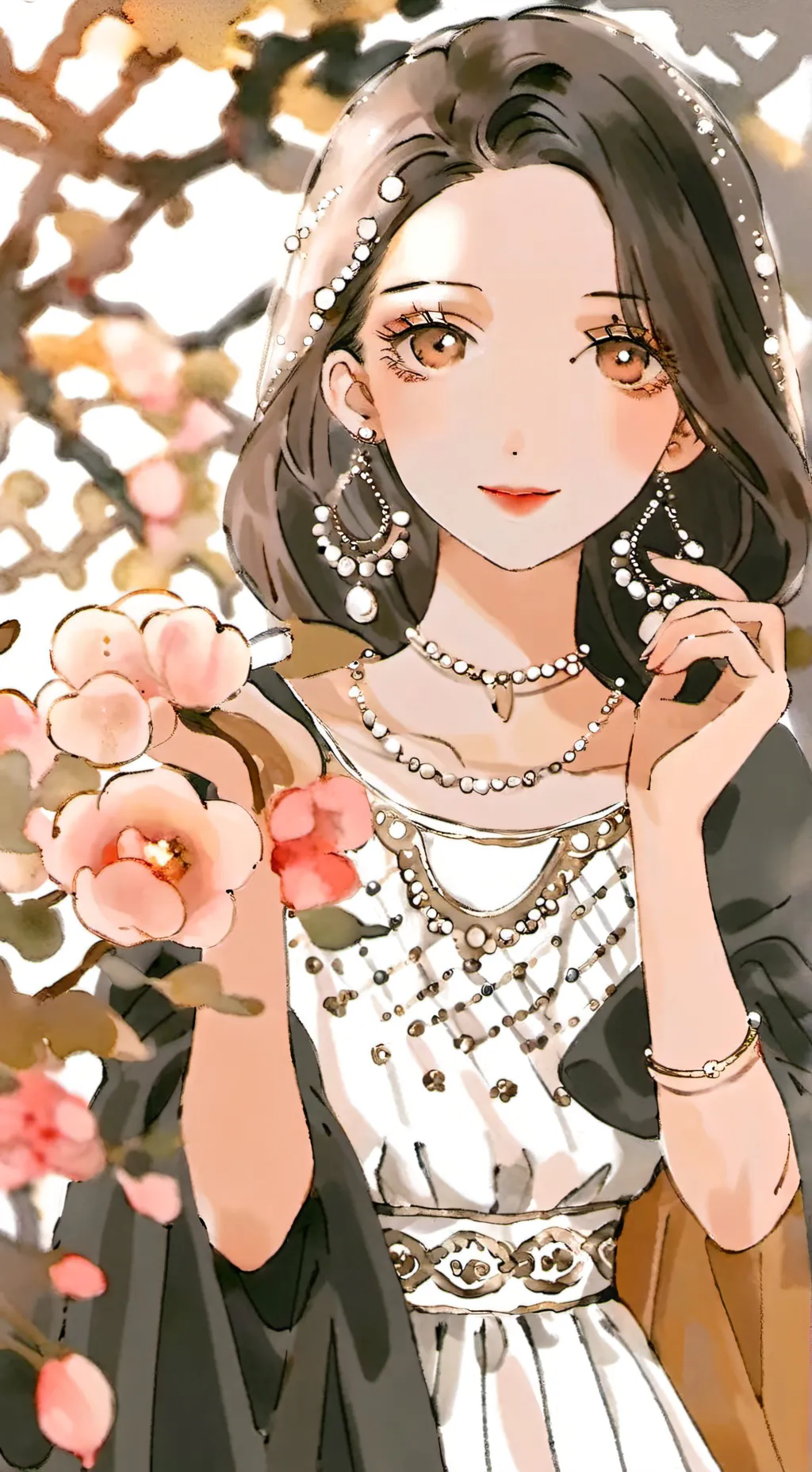 ai character: Girls sleepover background