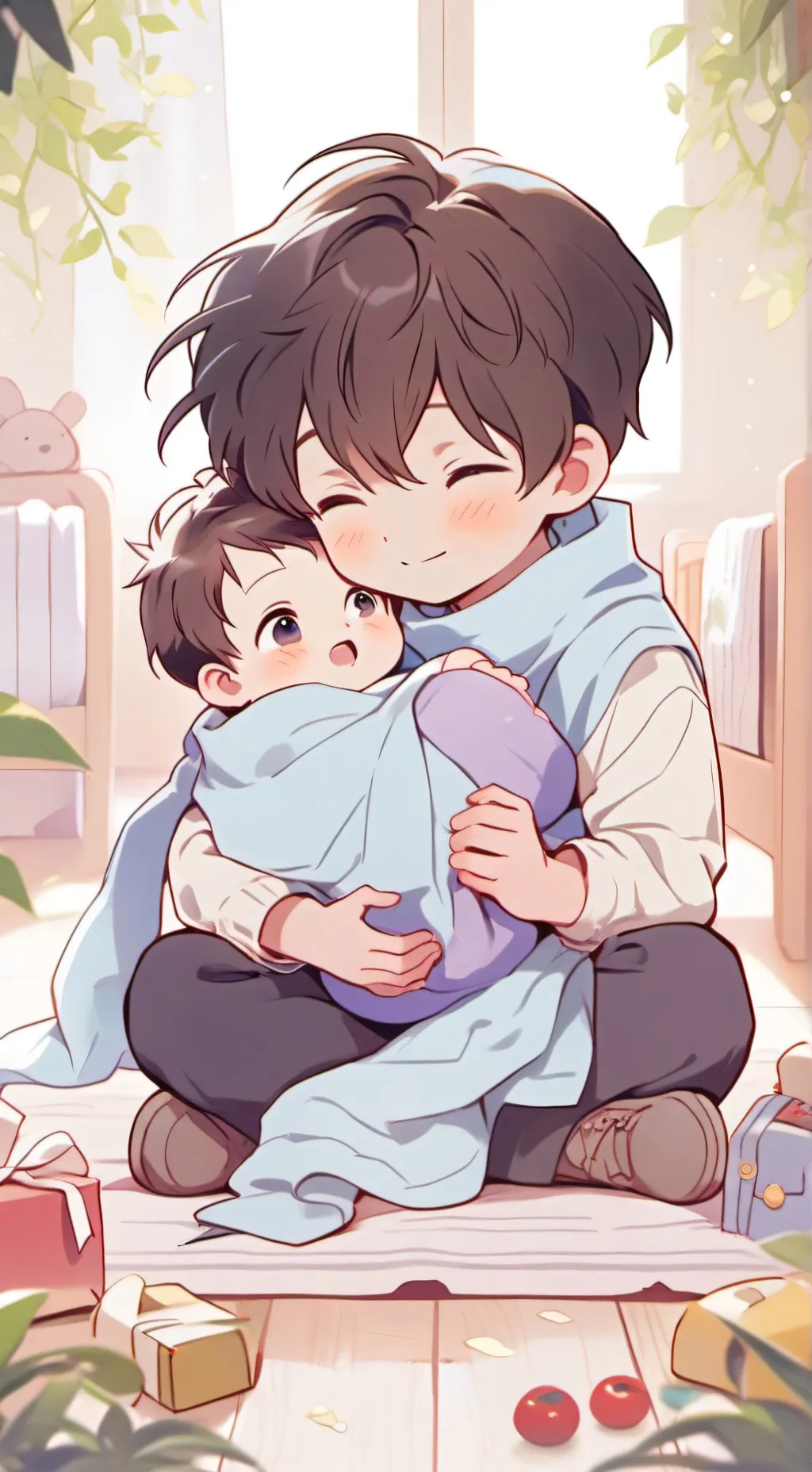 ai character: Done background