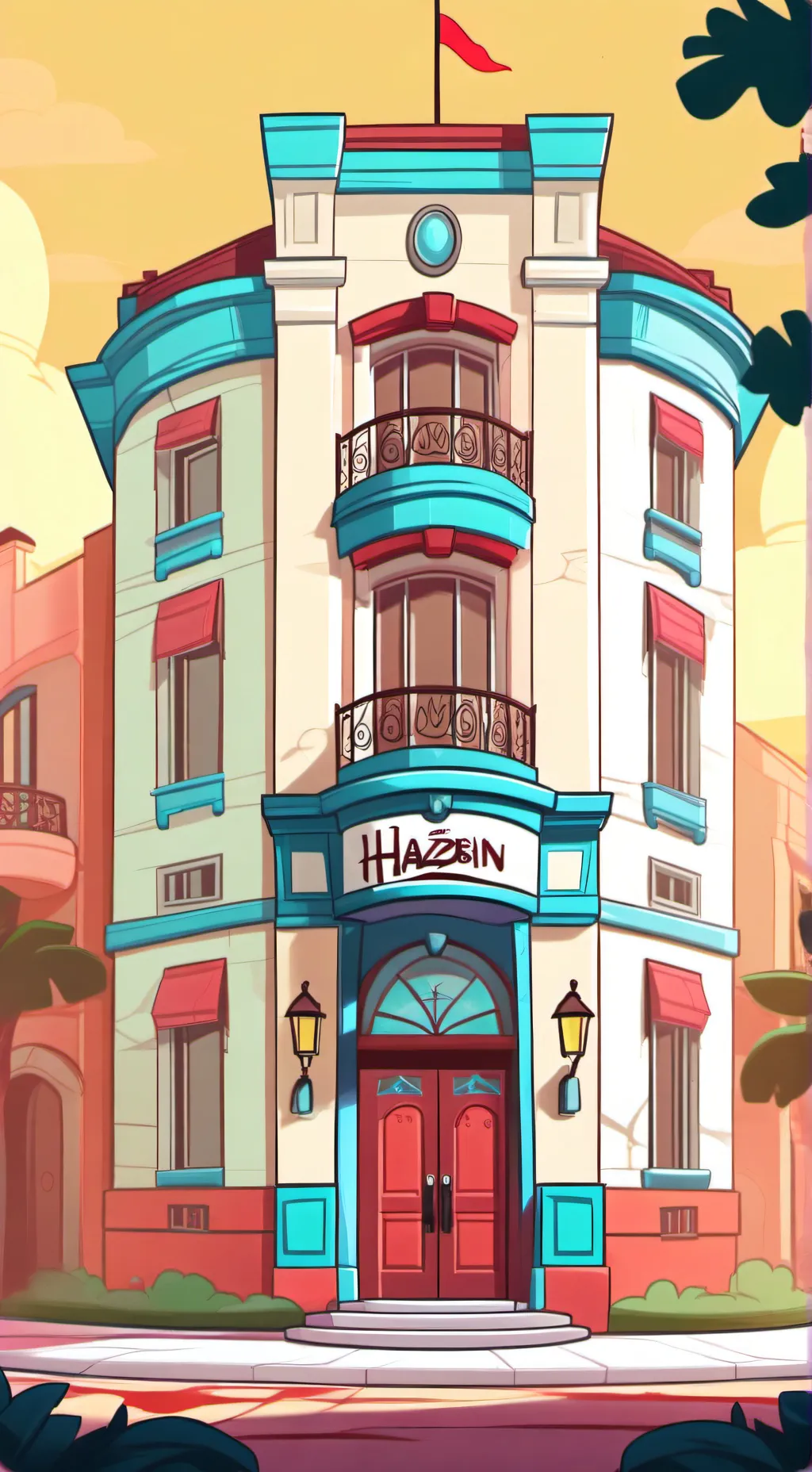 ai character: Hh hates you background