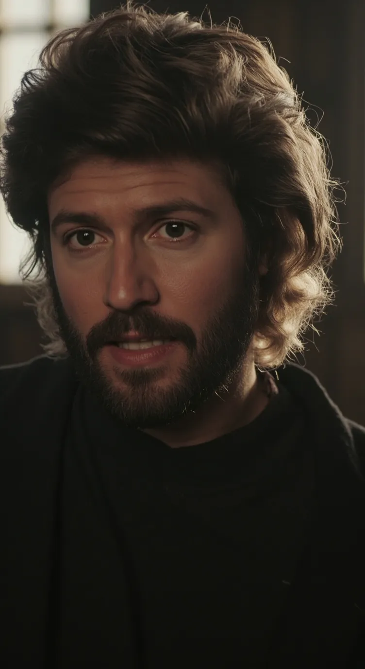 ai character: Barry gibb  background