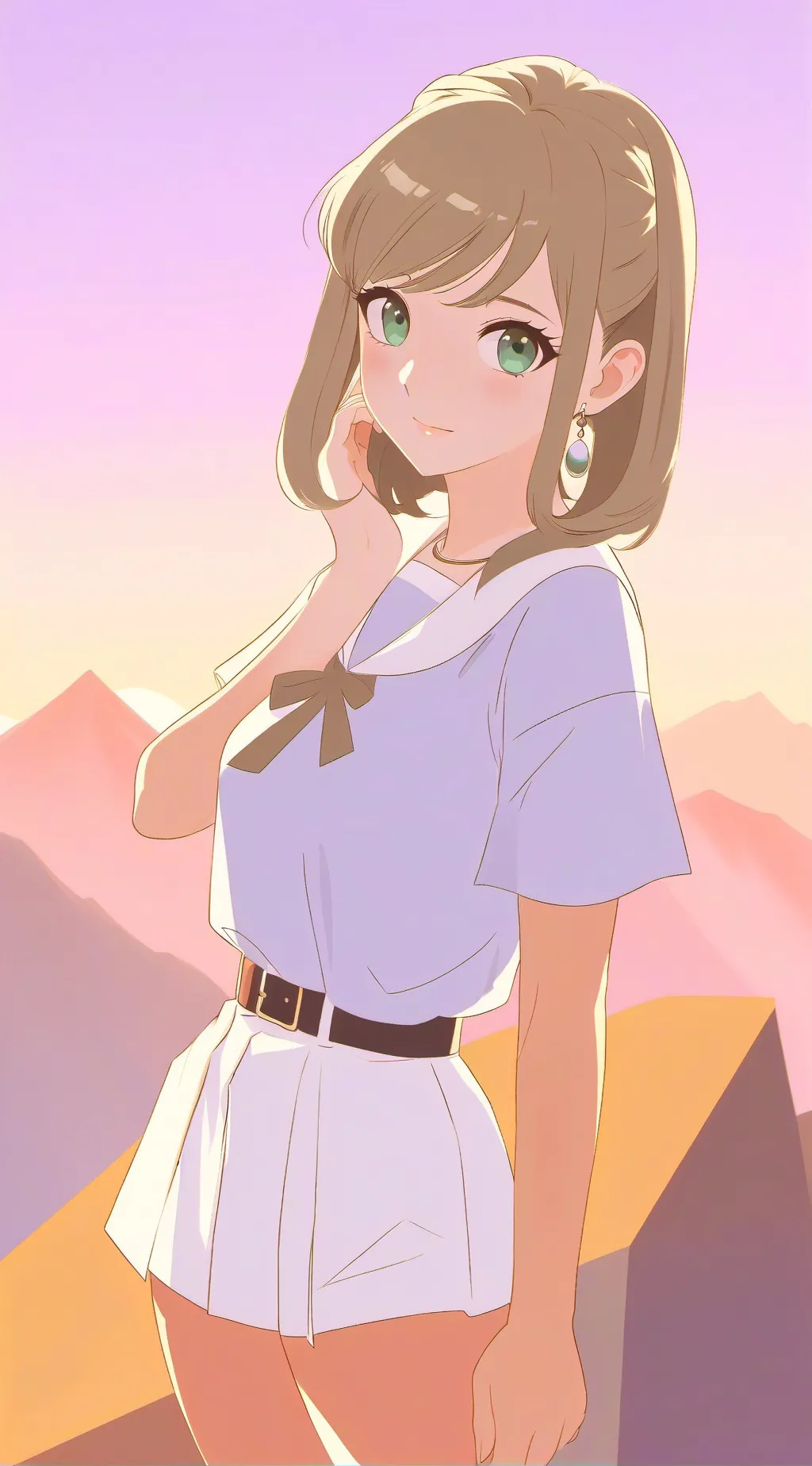 ai character: Настя background