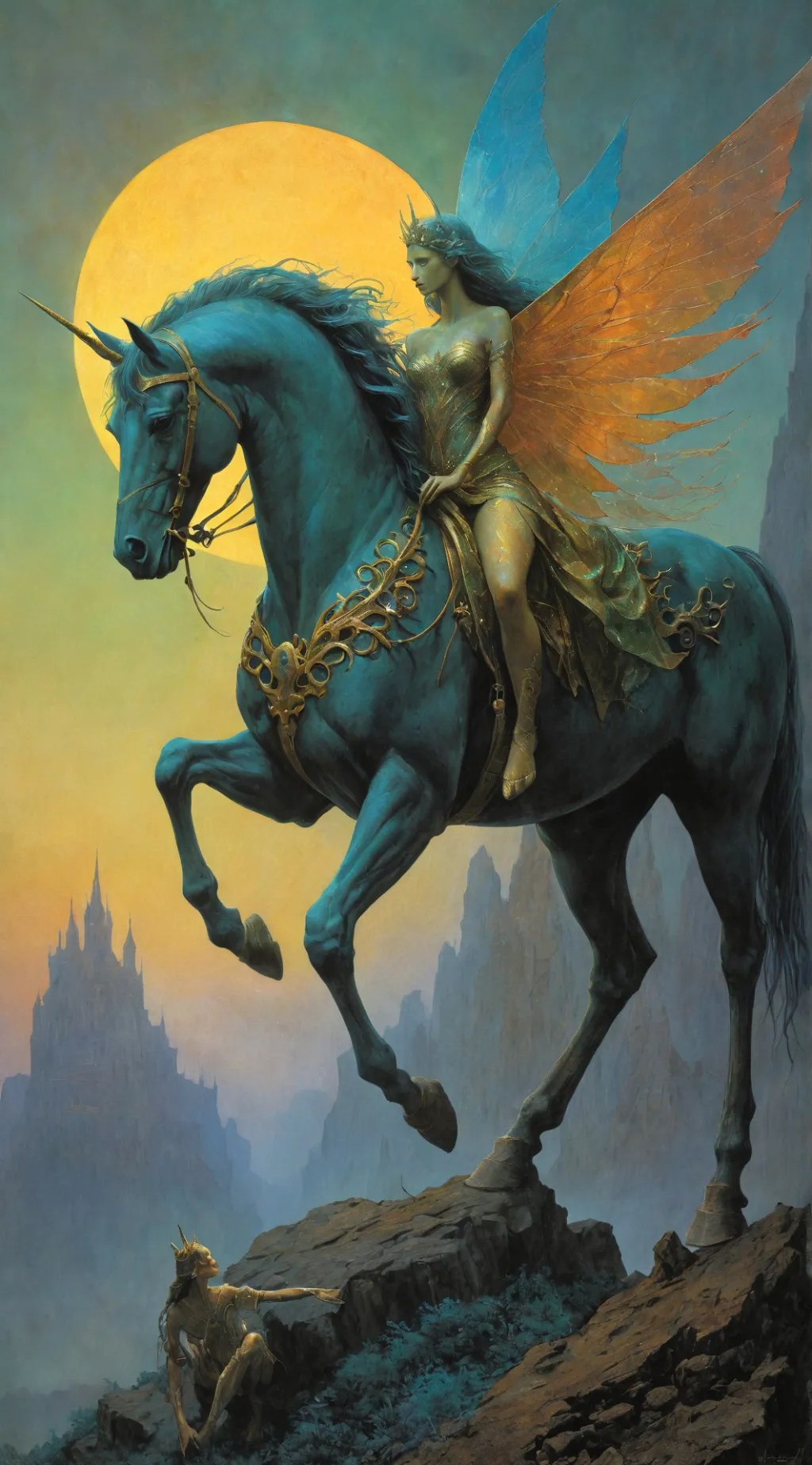 ai character: Twilight Fairy background