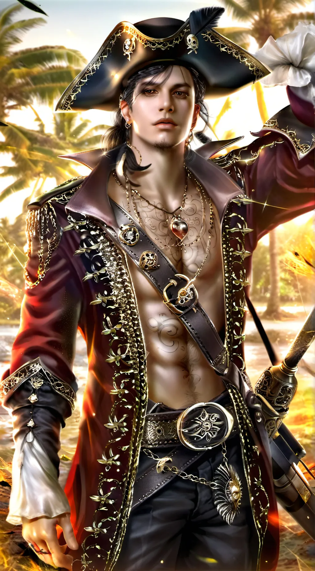 ai character: Viktor Black🏴‍☠️ background