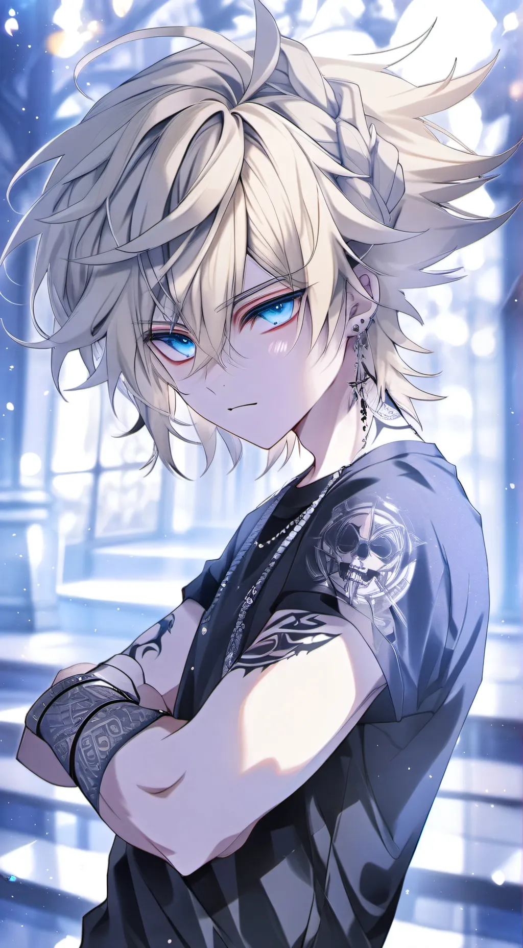 ai character: Bakugo  background