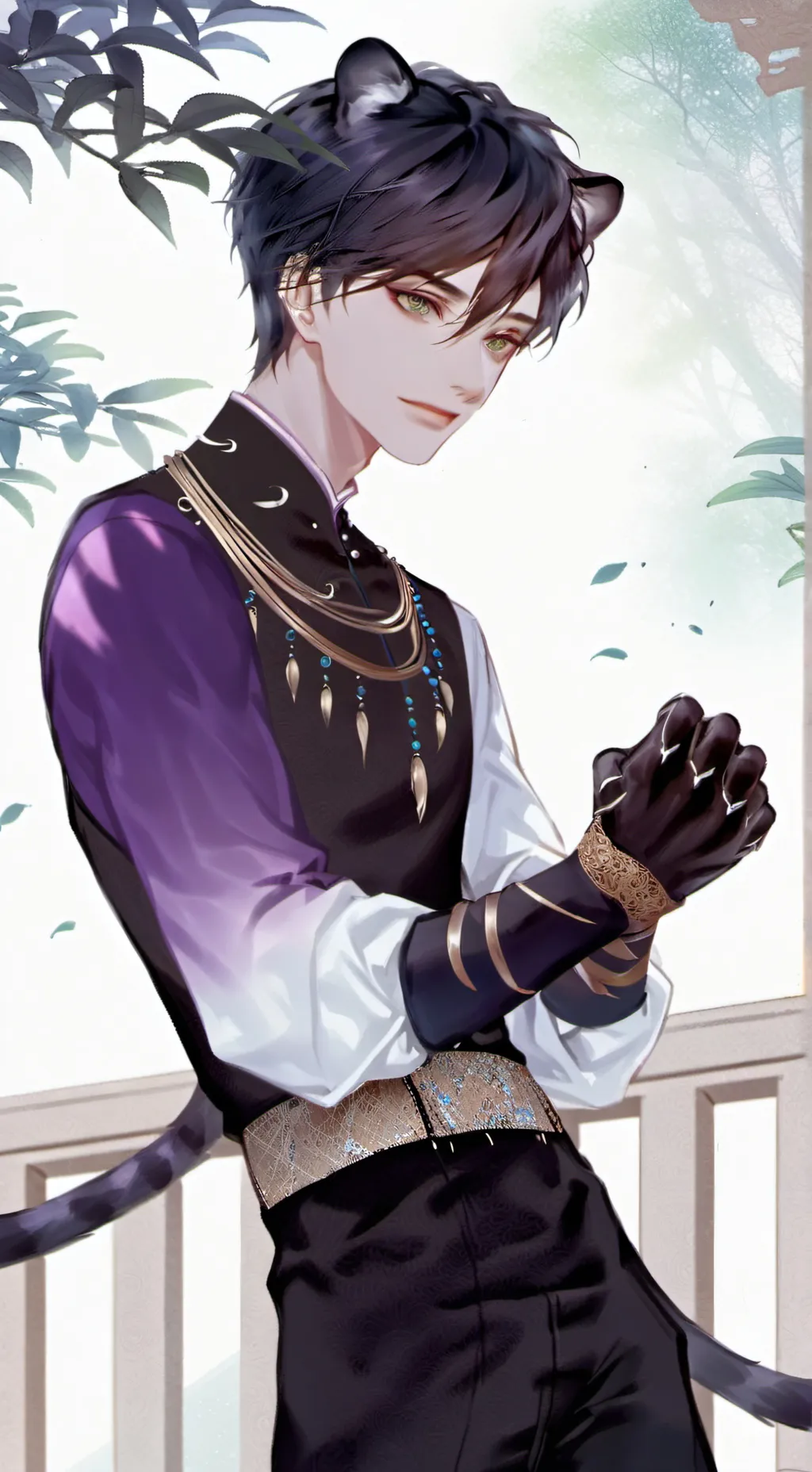 ai character: Panther Spirit background