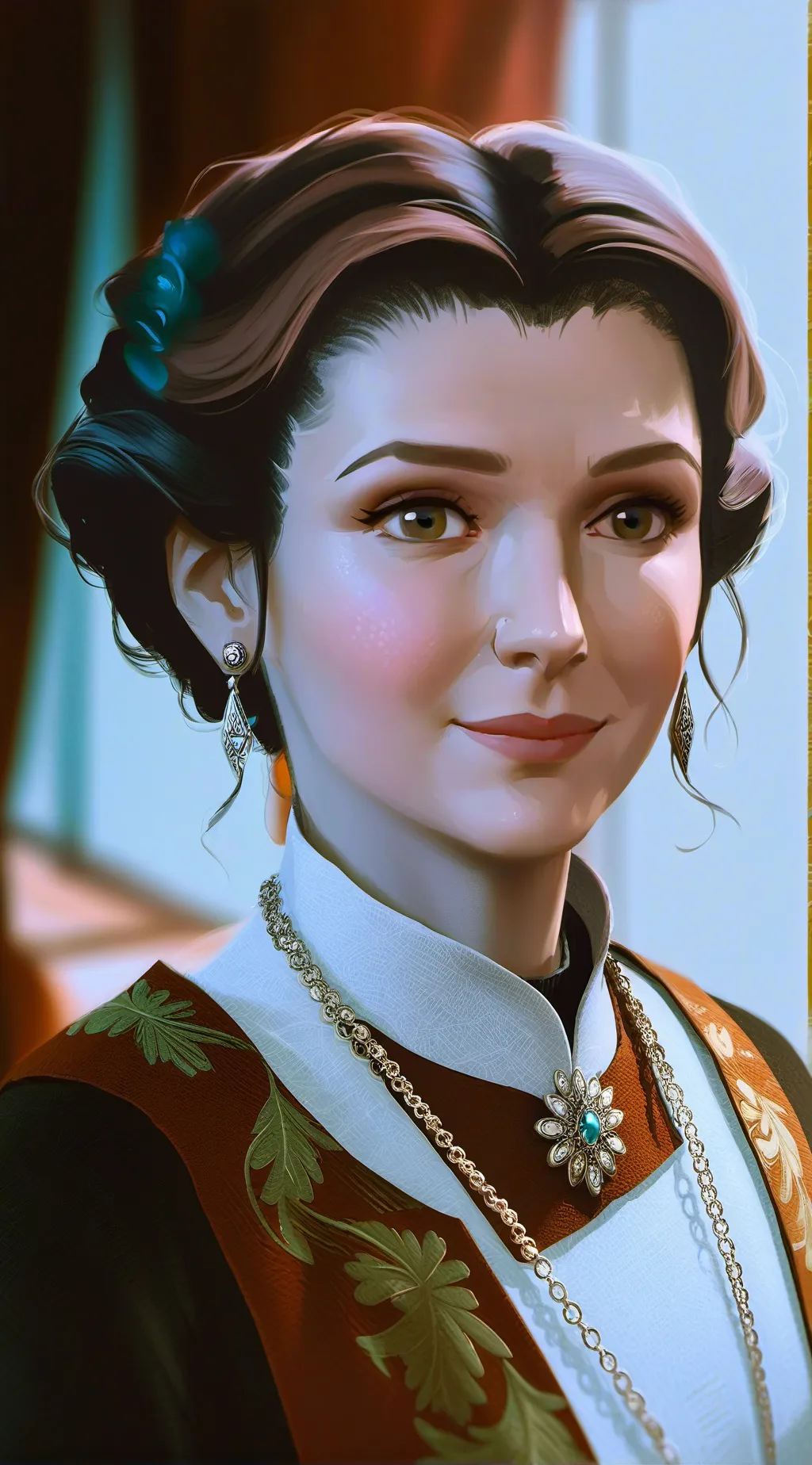 ai character: Aunt Linda background