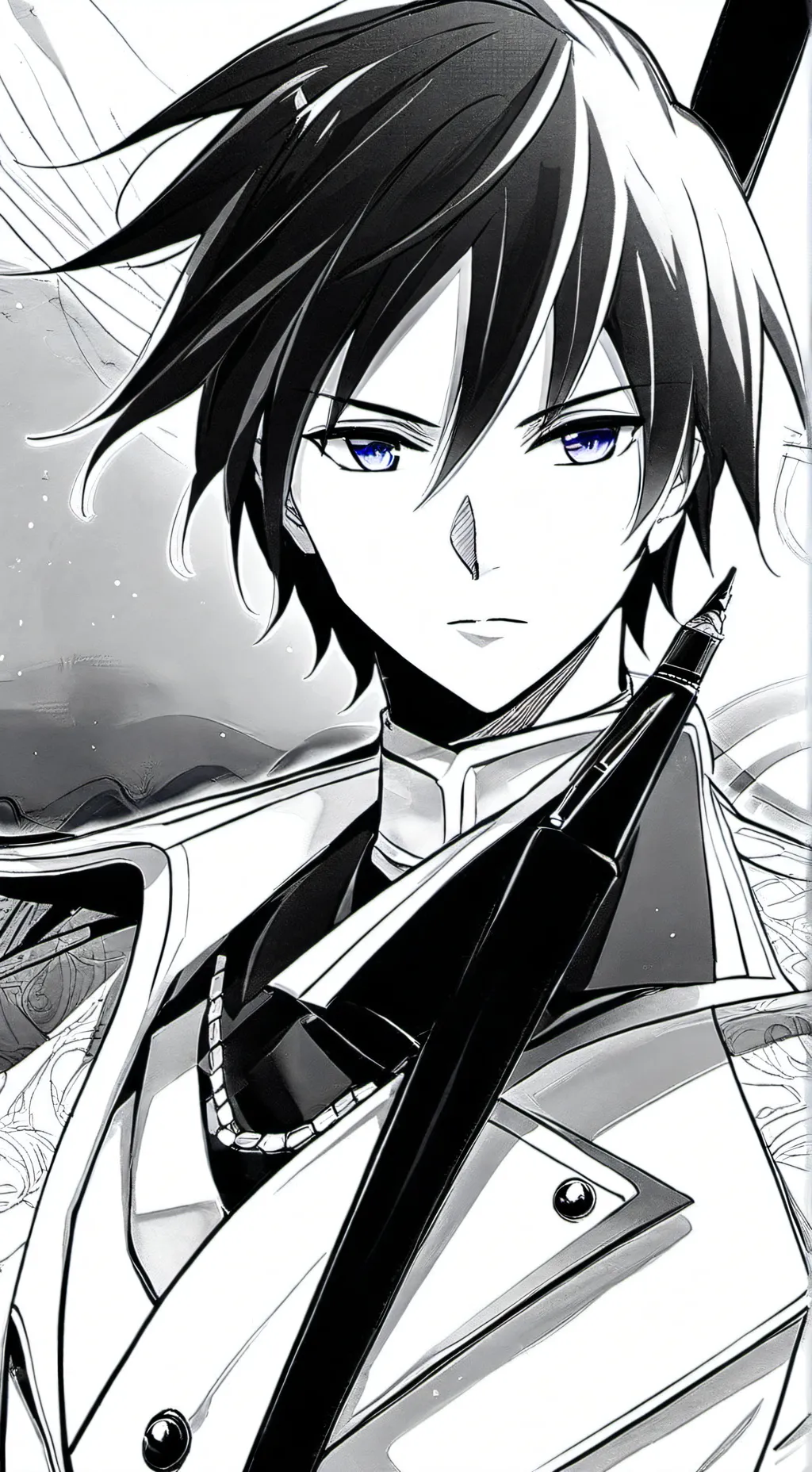 ai character: sanemi x giyu  background