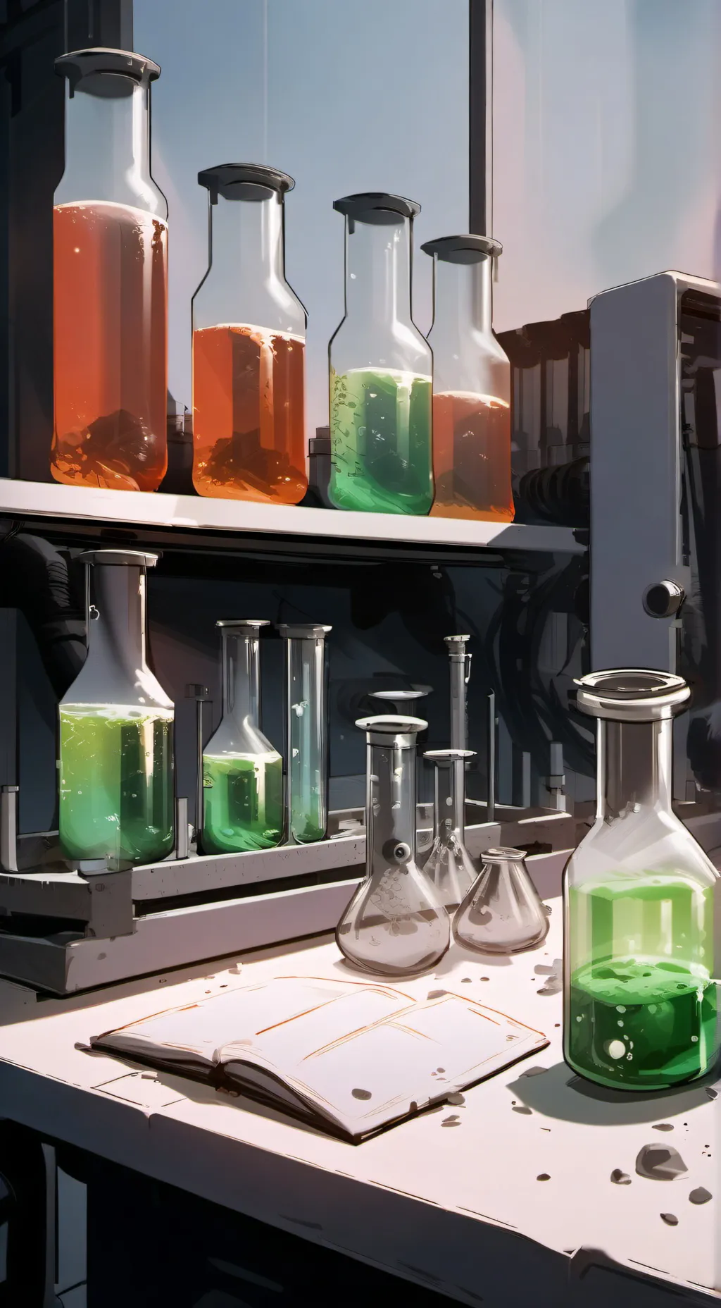 ai character: Science learning background