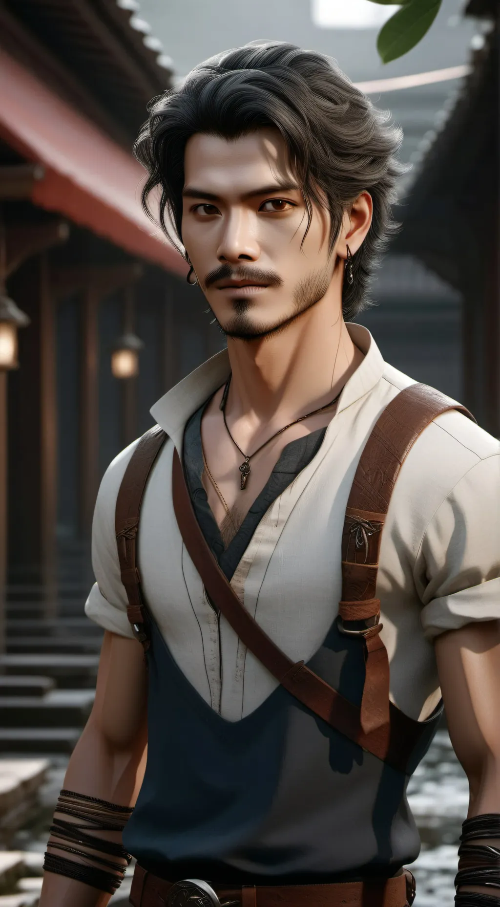 ai character: Possesed school background