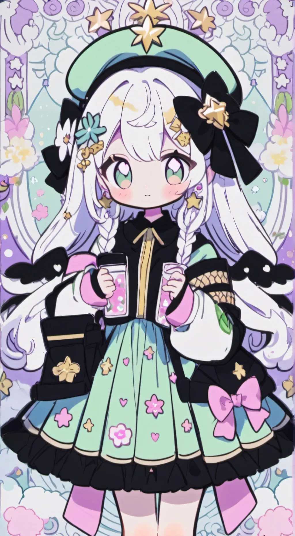 ai character: nyx  background