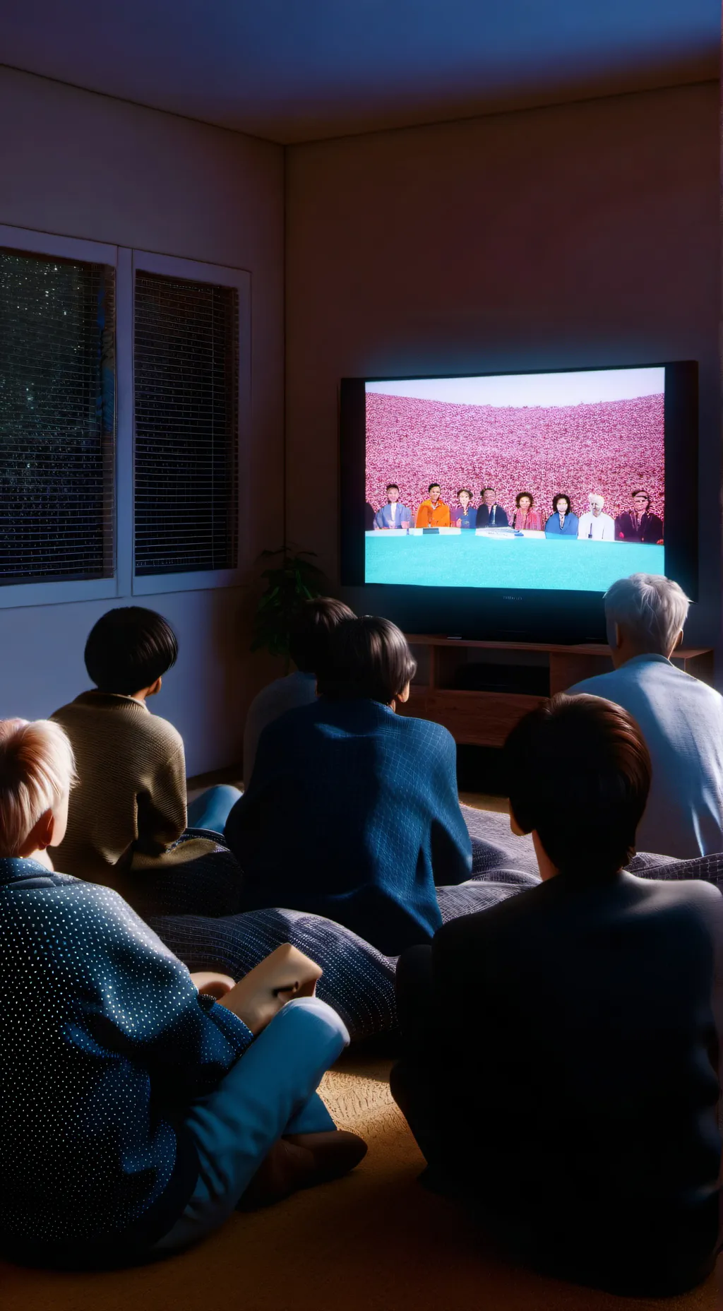 ai character: Y2K party background