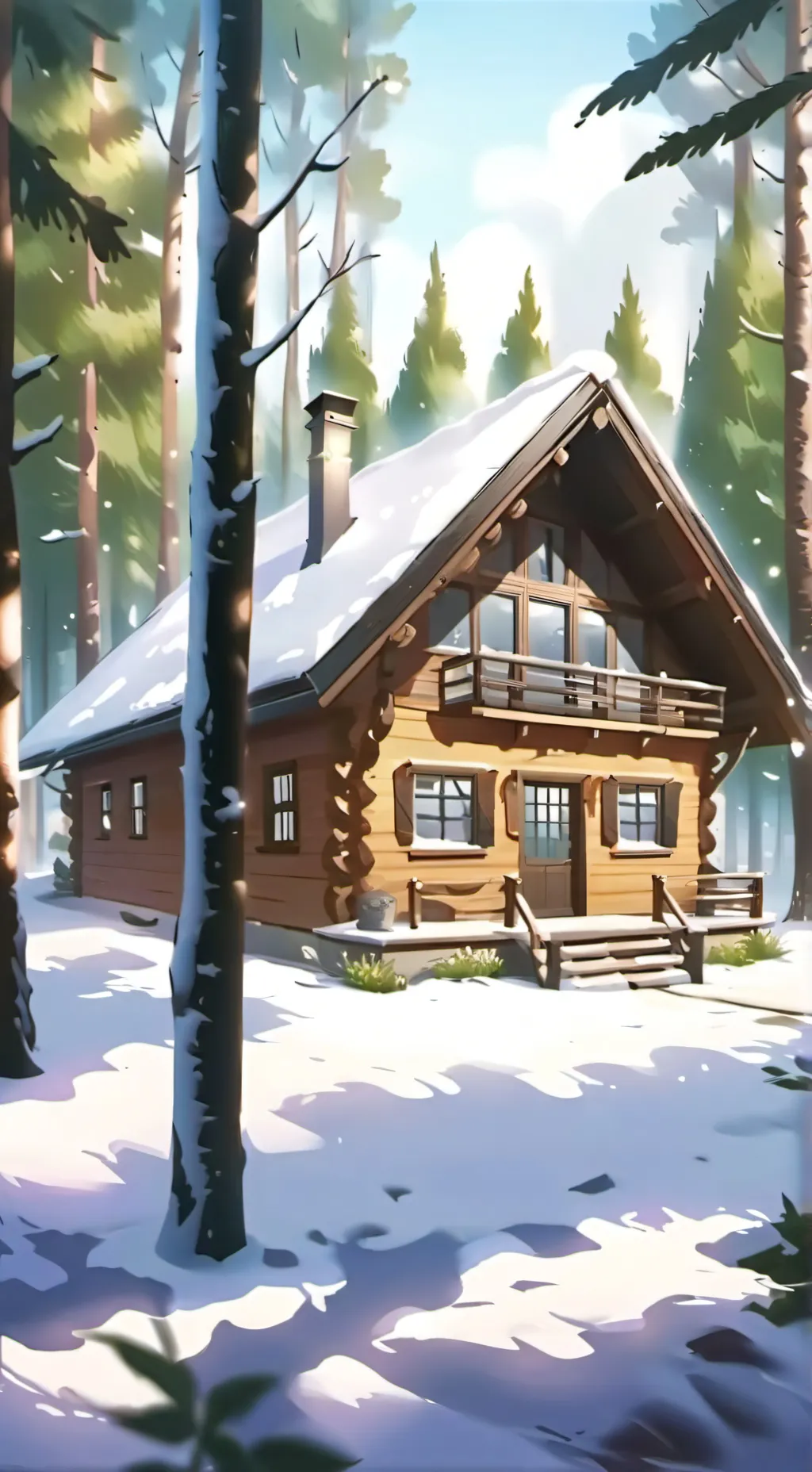 ai character: MR winter background