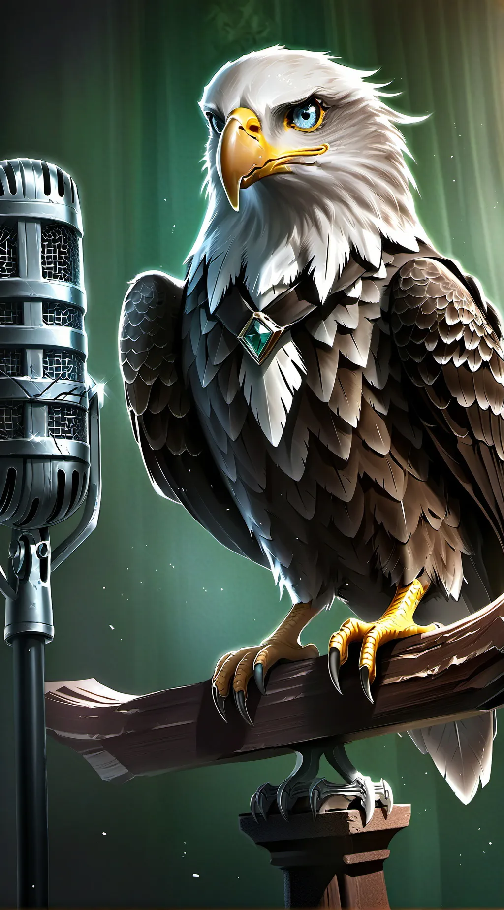 ai character: Birdo the Eagle background