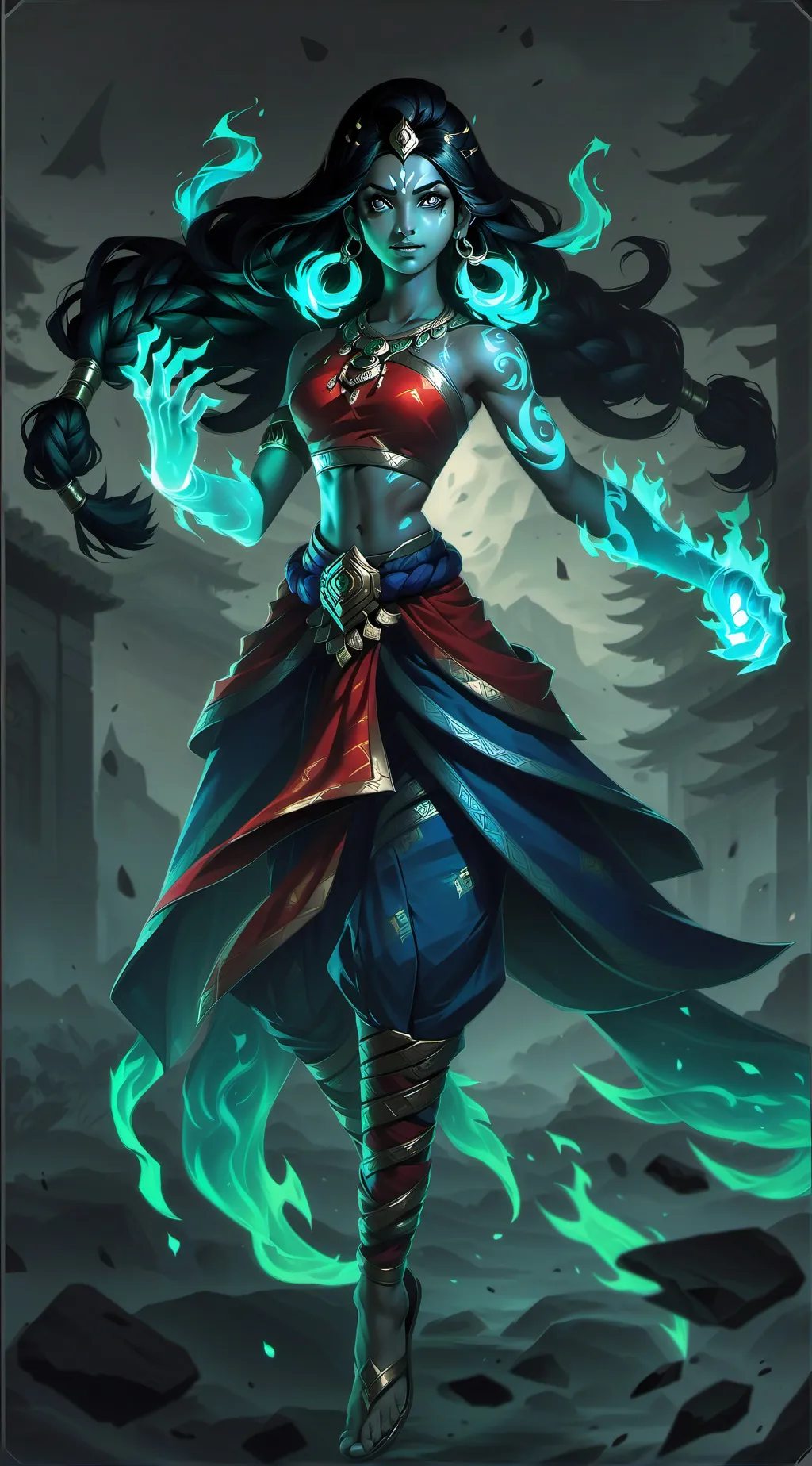 ai character: Rashi Nago background