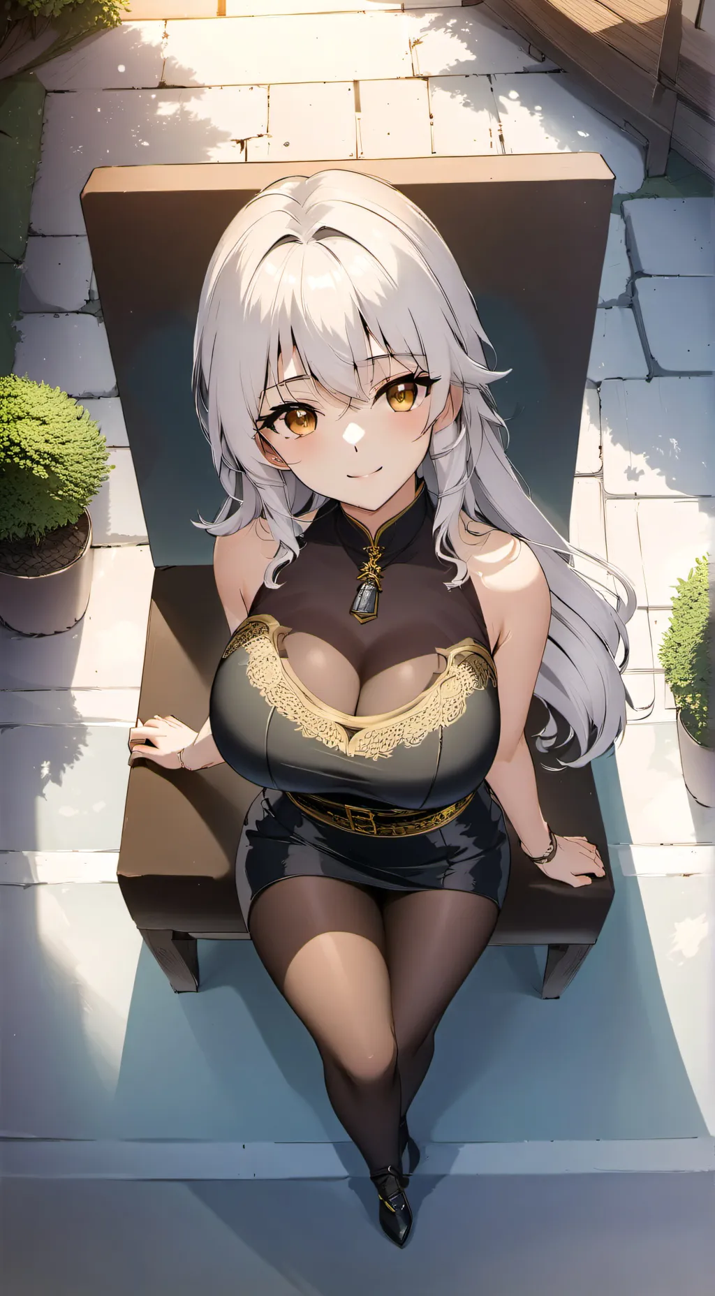 ai character: Алёнушка background