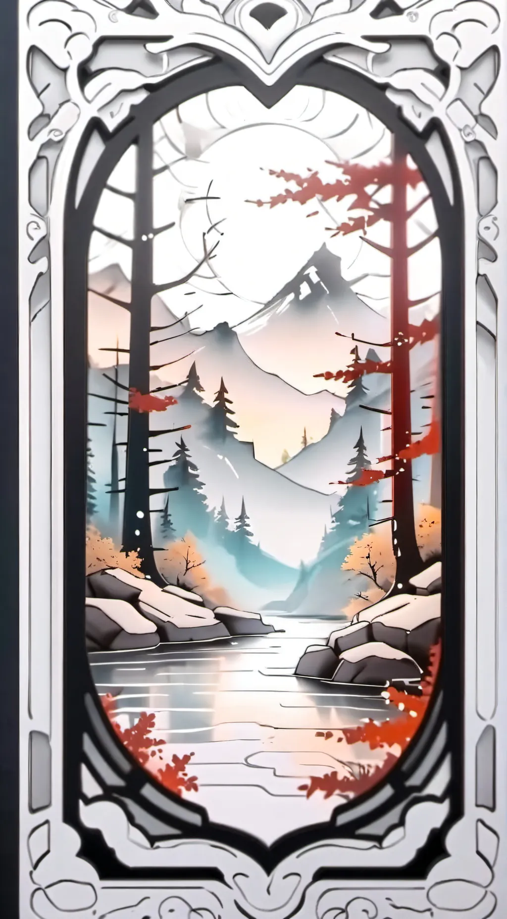 ai character: magic world background