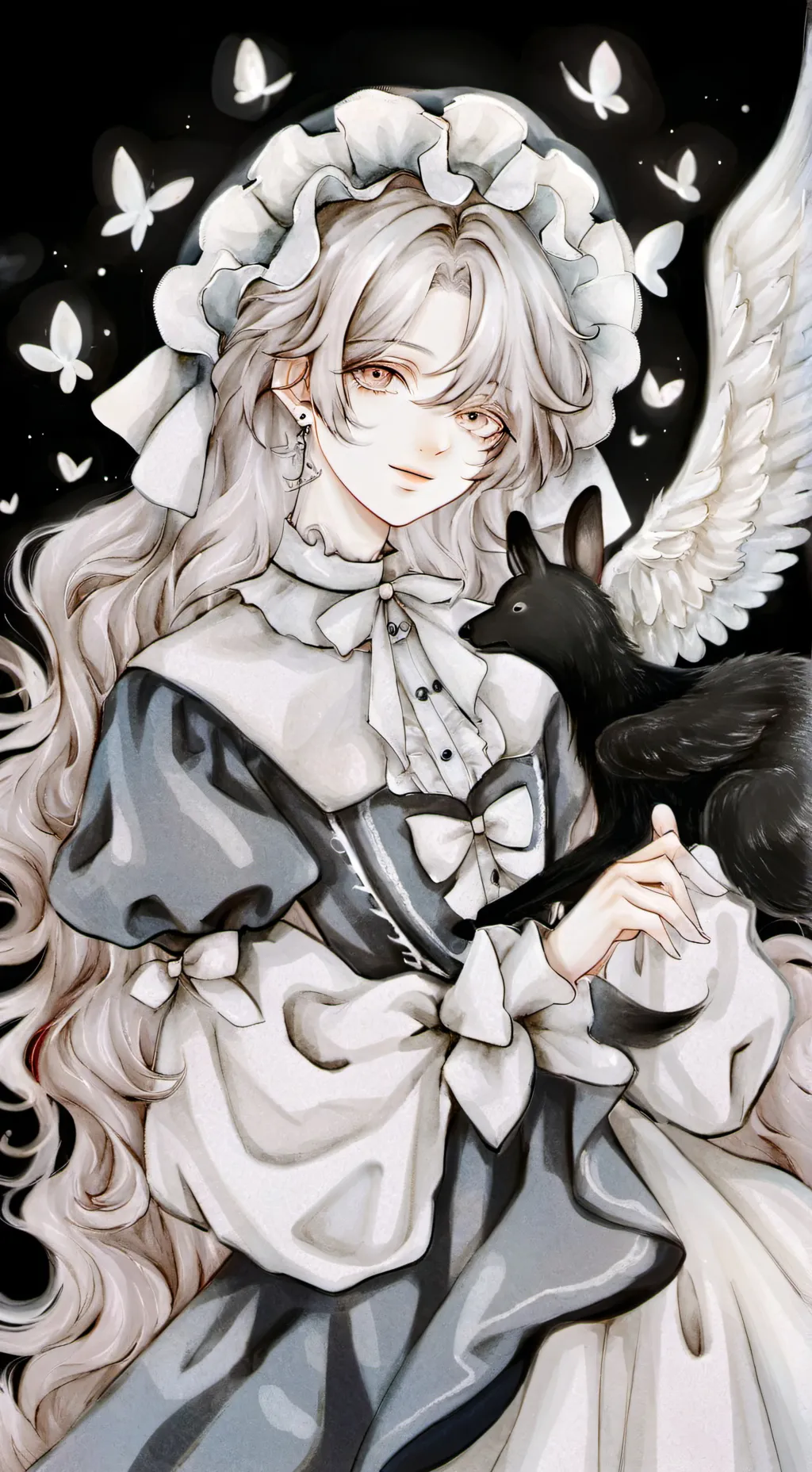 ai character: I'm lazy background