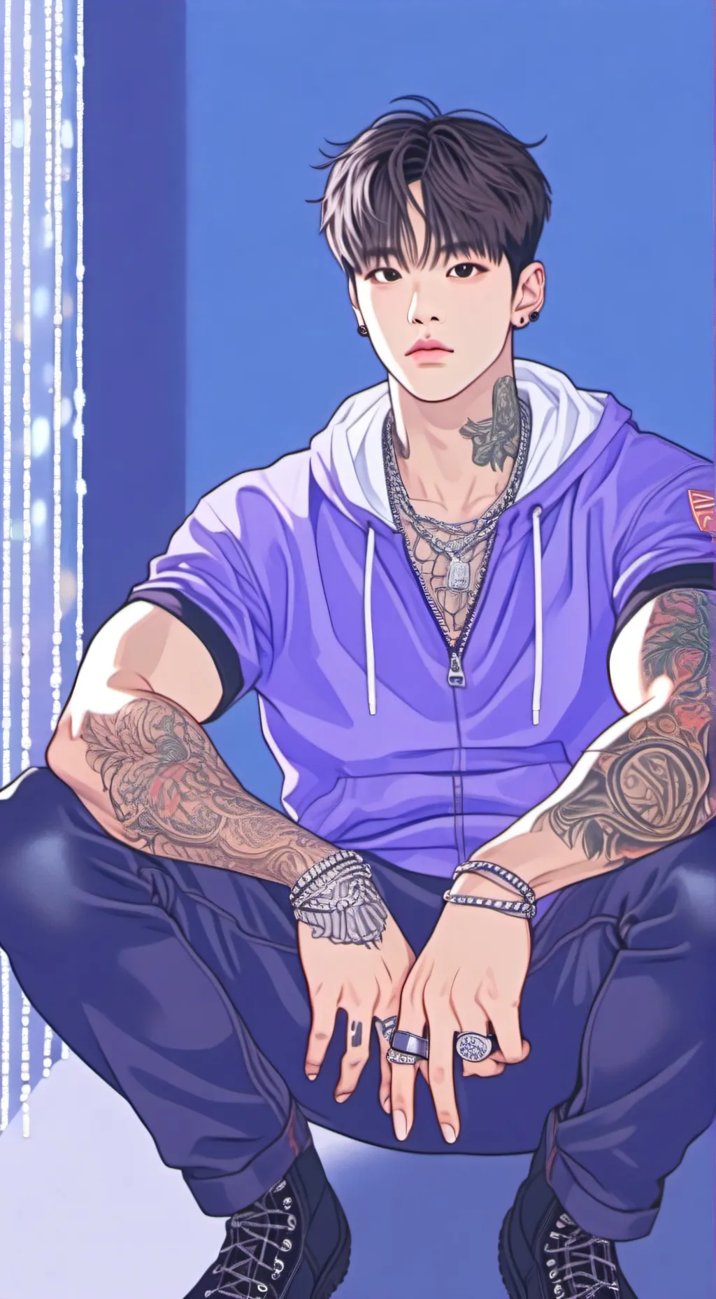 ai character: Niko  background