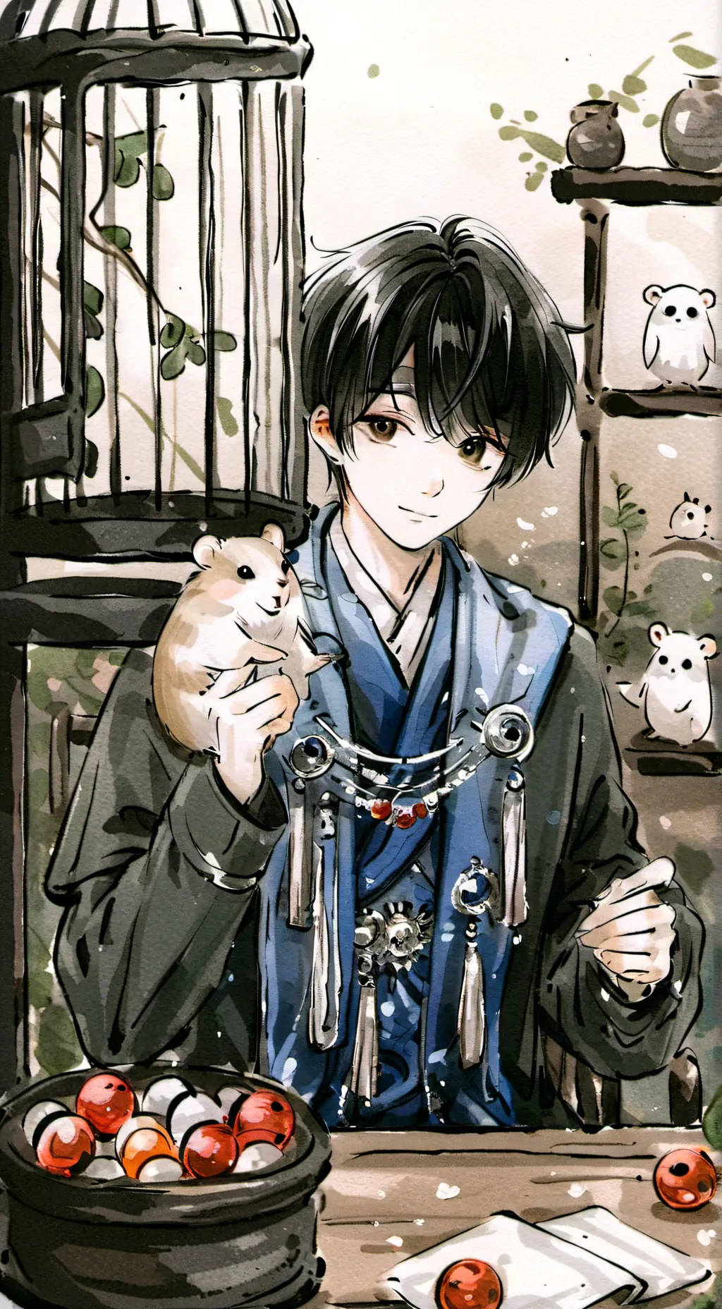 ai character: cuidador background