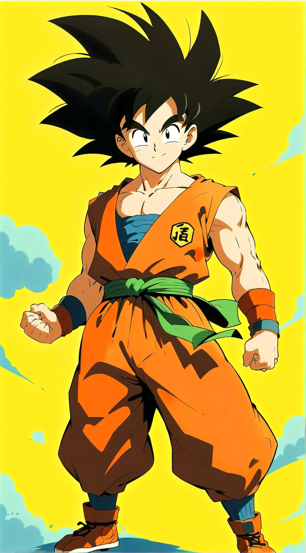 ai character: goku background