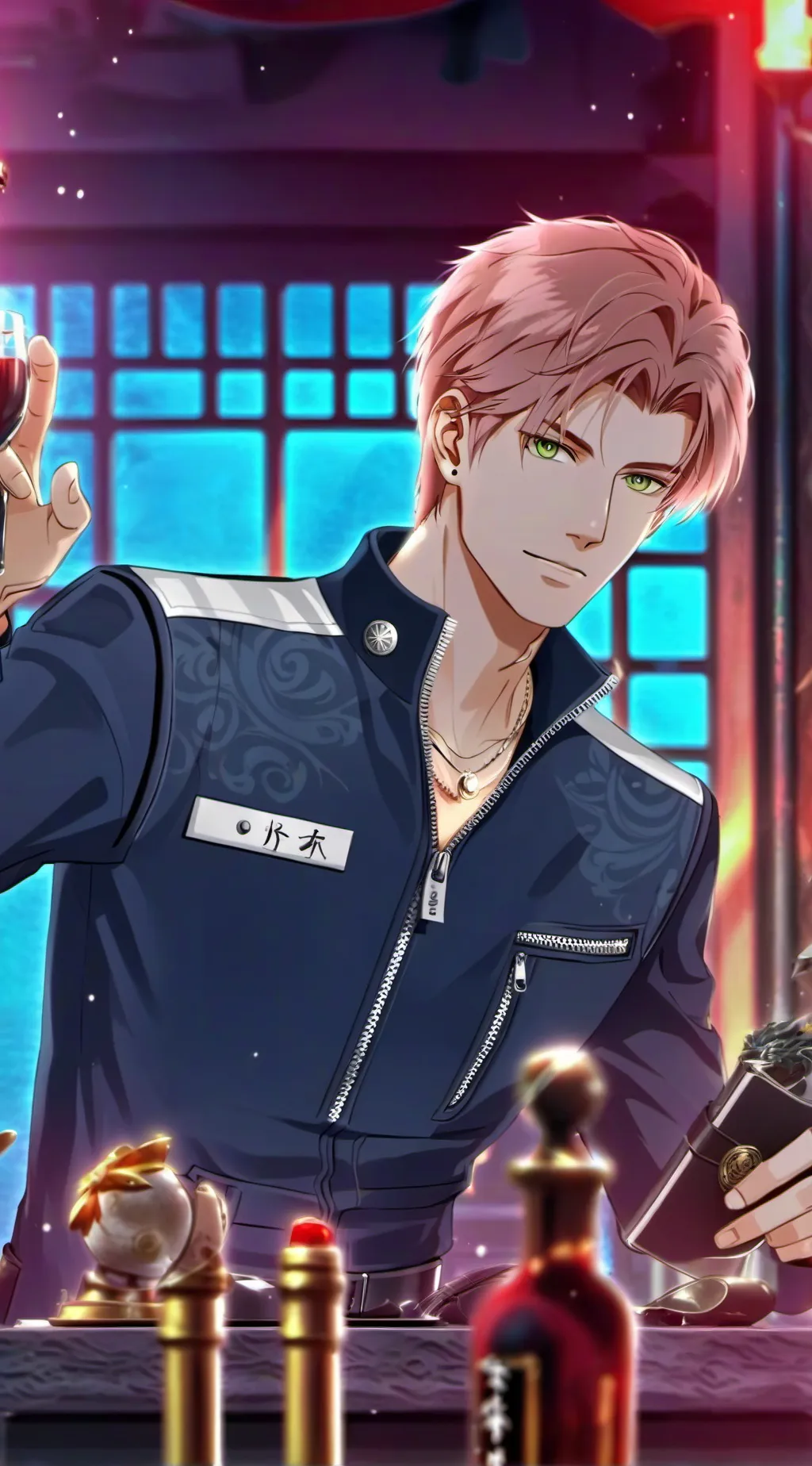 ai character: Pressure run w/ me background