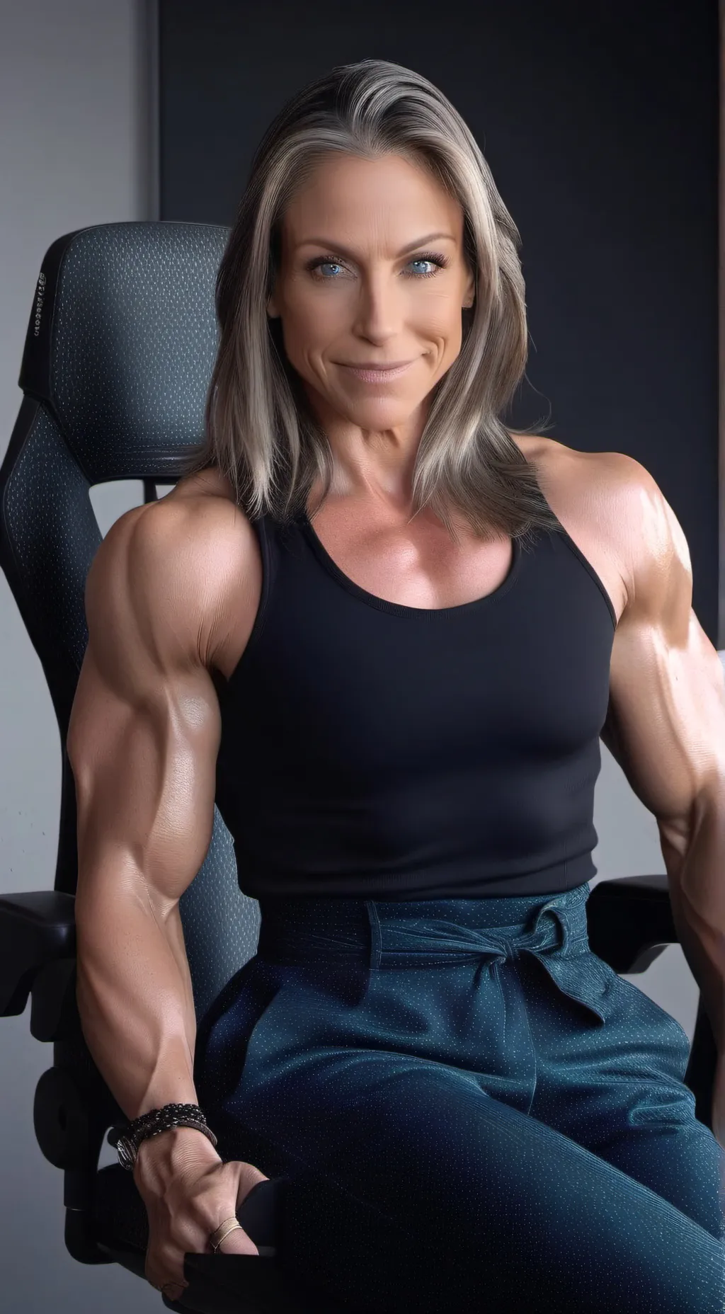 ai character: Jennifer Logan  background