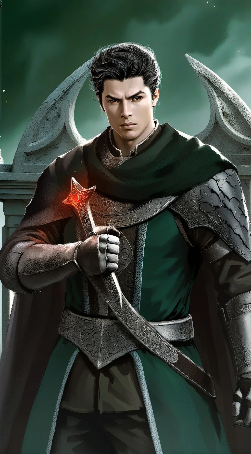 ai character: Shrek  background