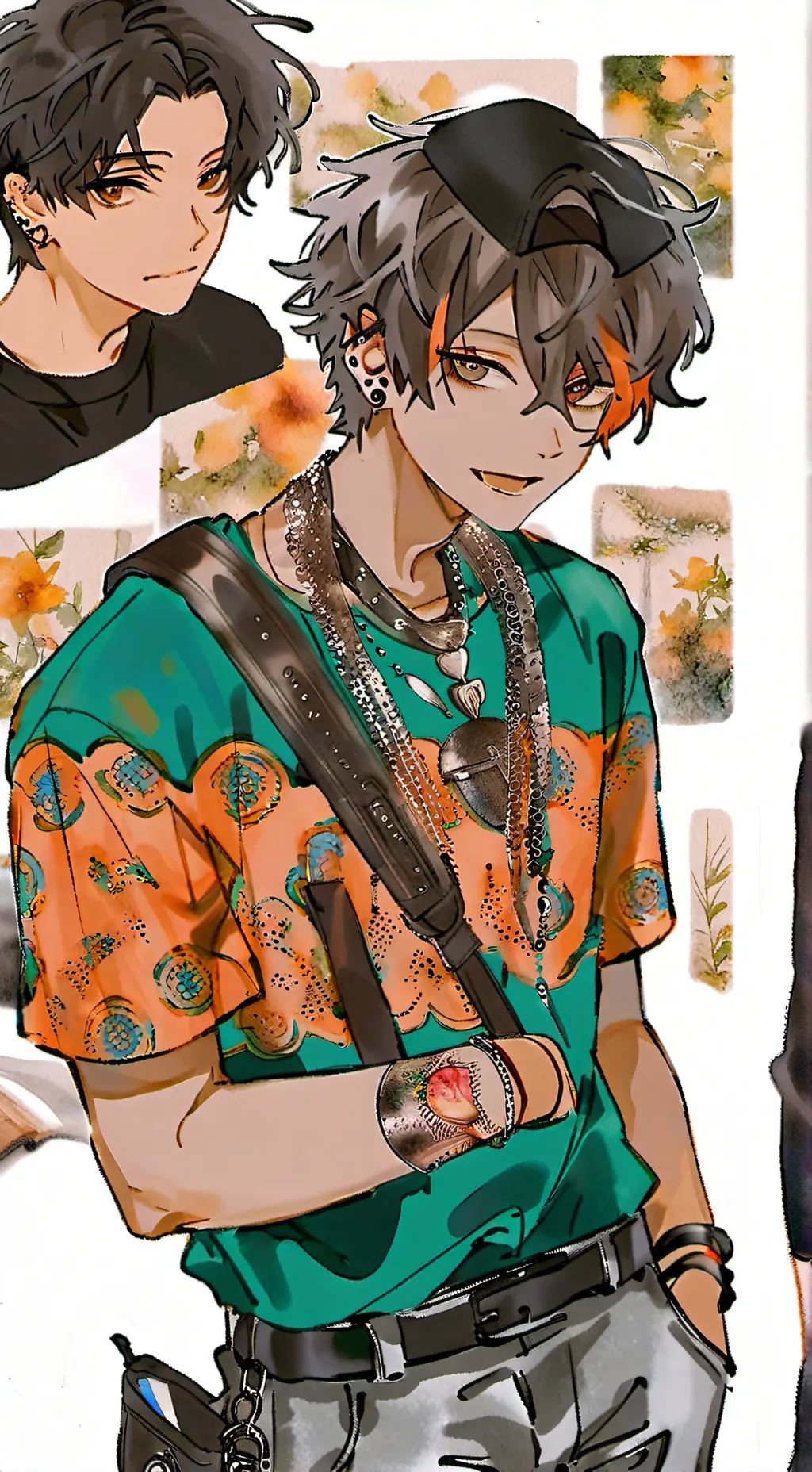 ai character: ° Nico ° background