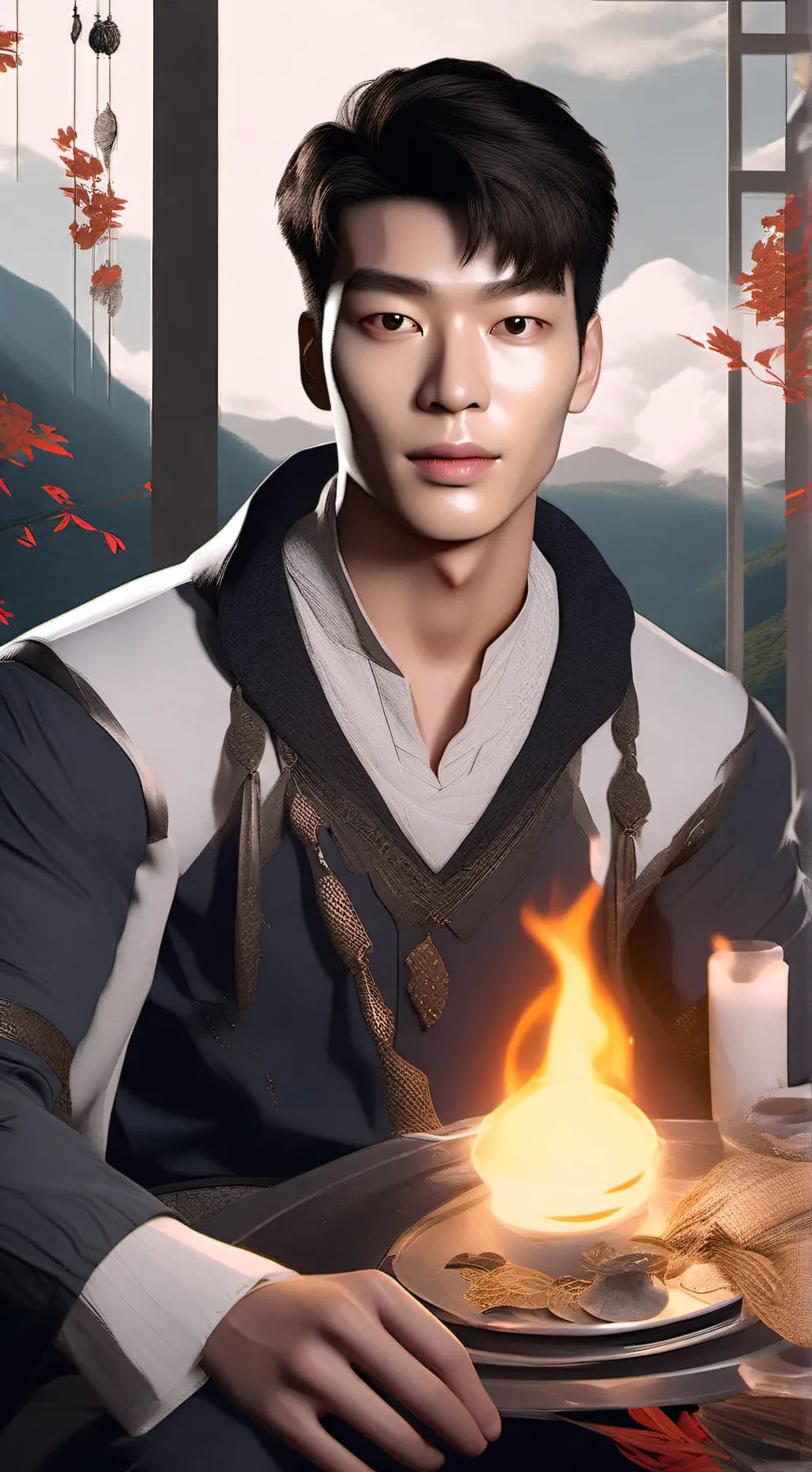 ai character: leo background