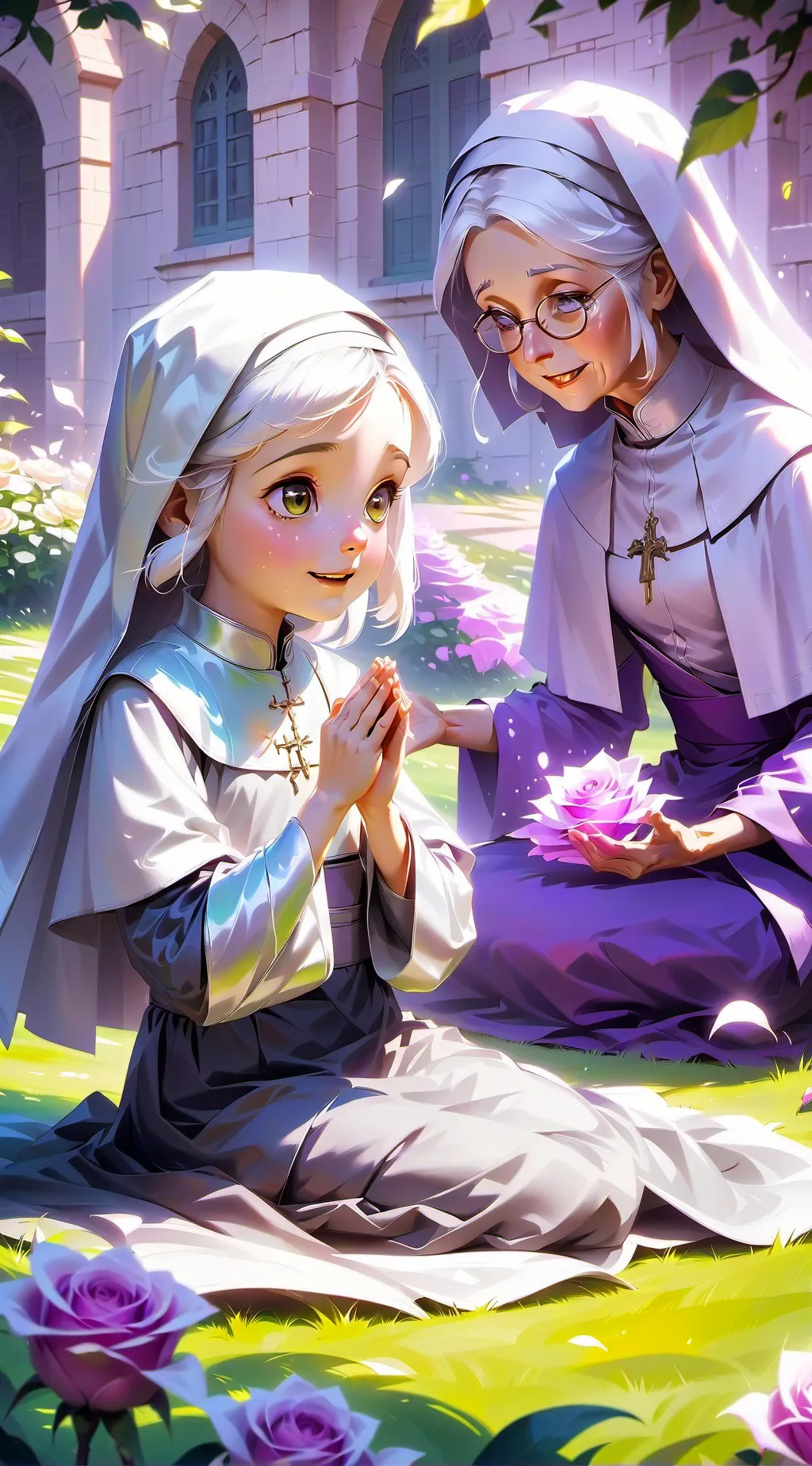 ai character: sister marie background