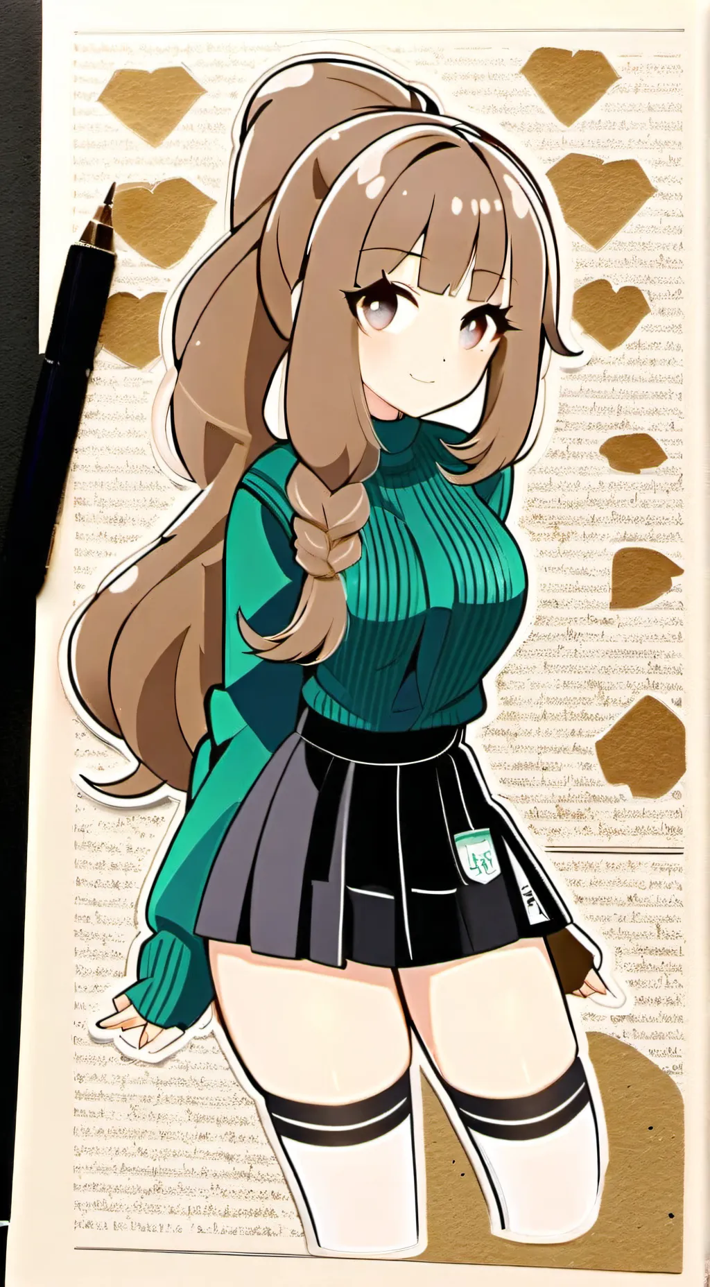 ai character: Monika background