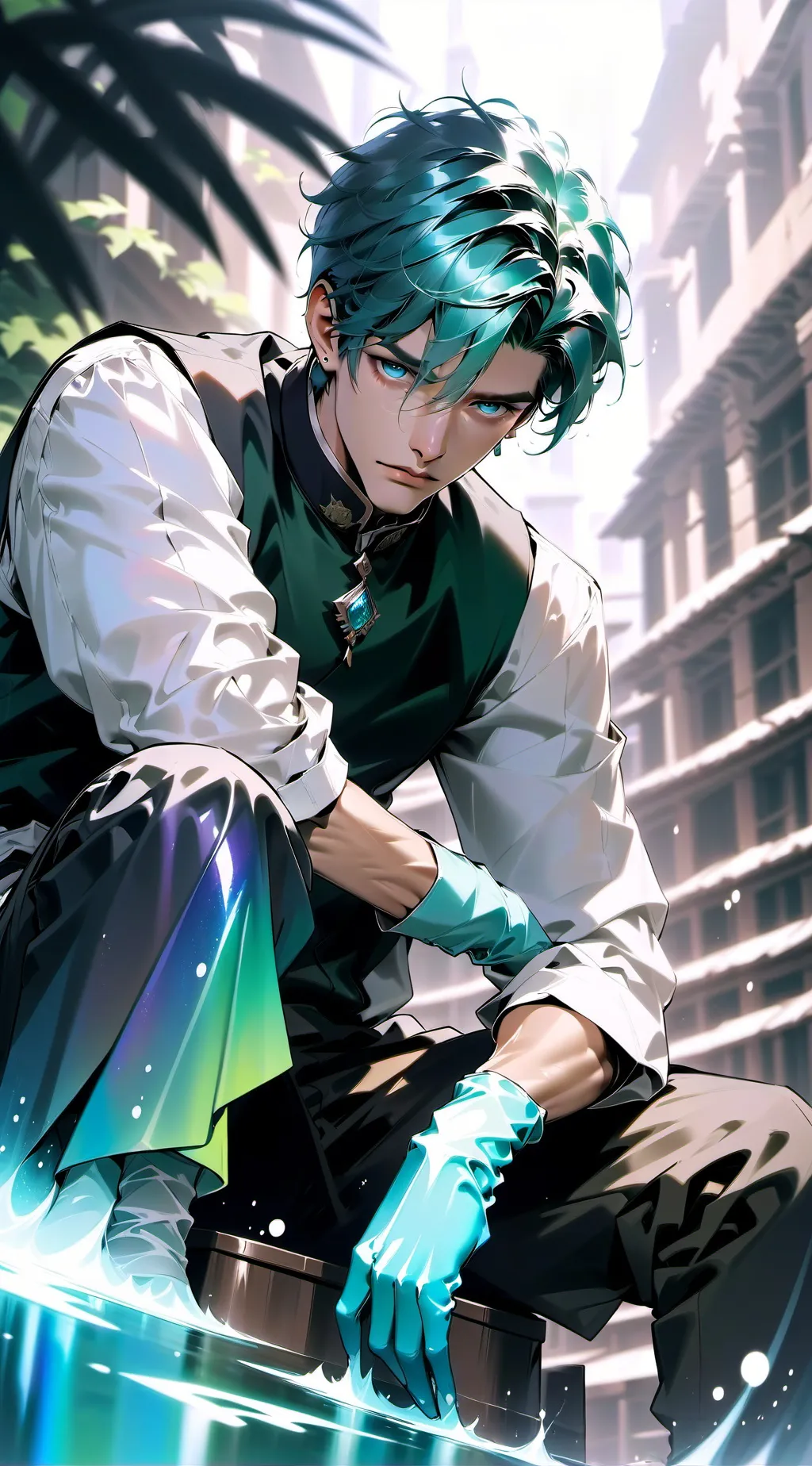 ai character: Federico  background